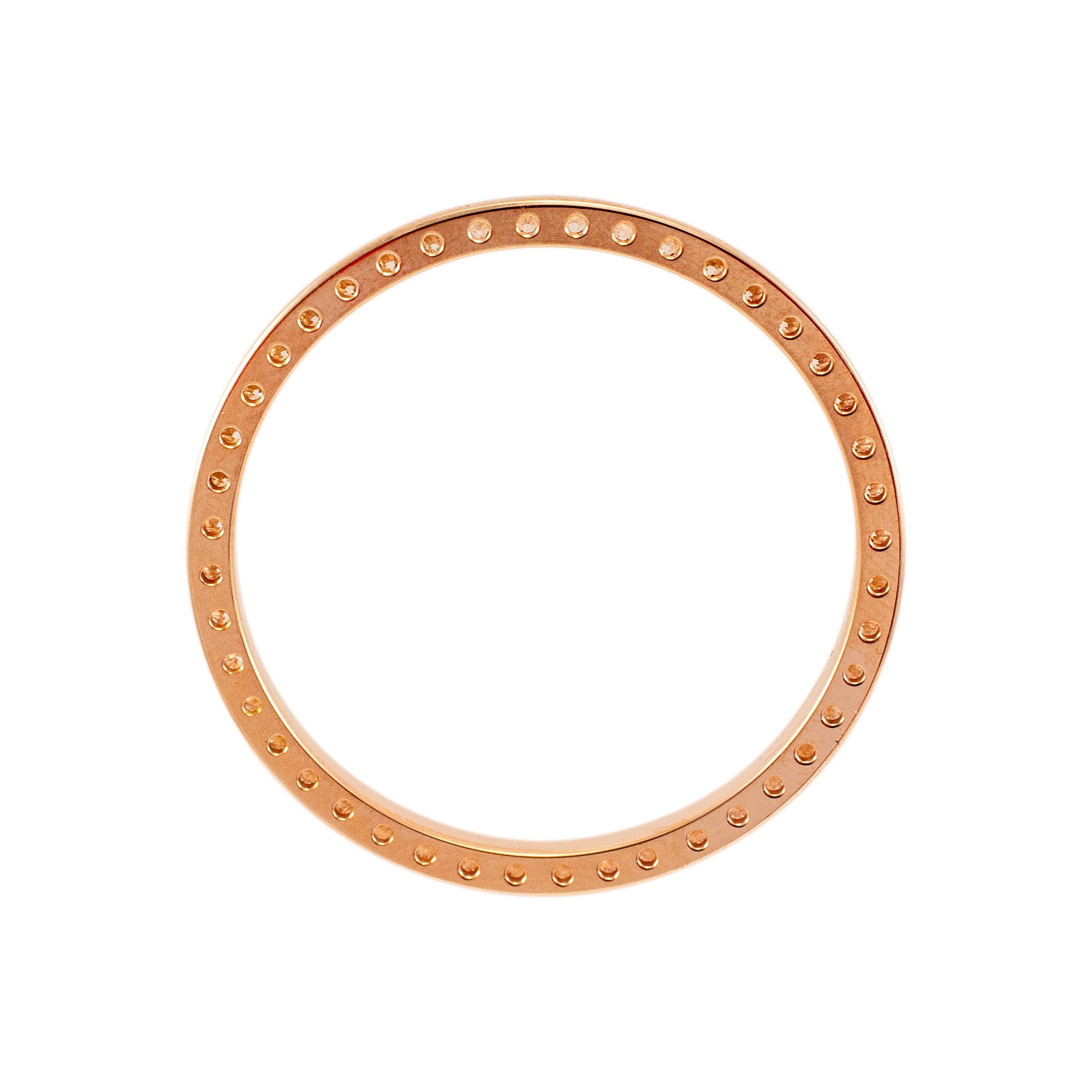 Rolex 18K Rose Gold Custom 36MM Diamond Watch Bezel