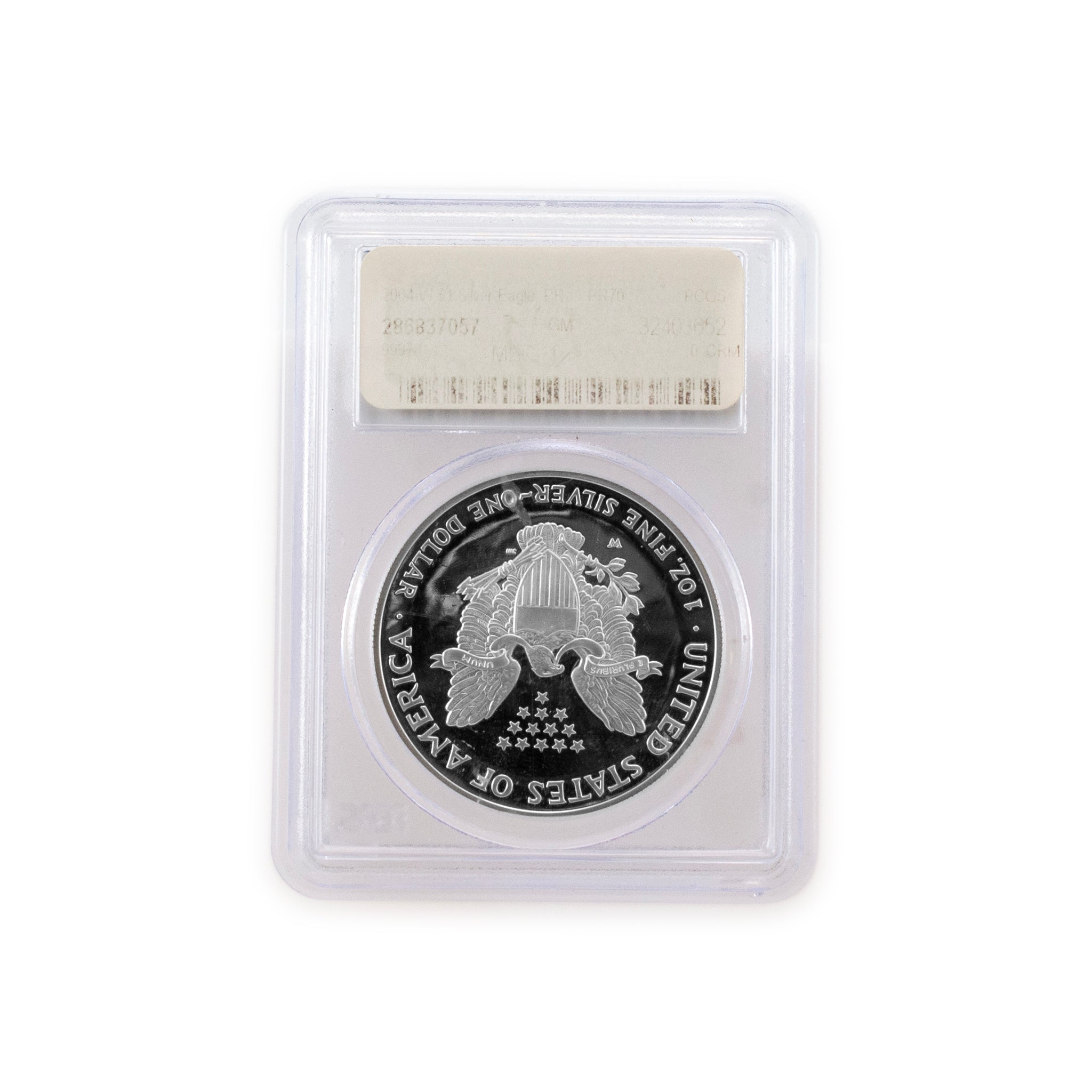 2004-W 1 Oz PCGS PR70 Dcam 999 Silver $1 American Eagle Liberty Coin