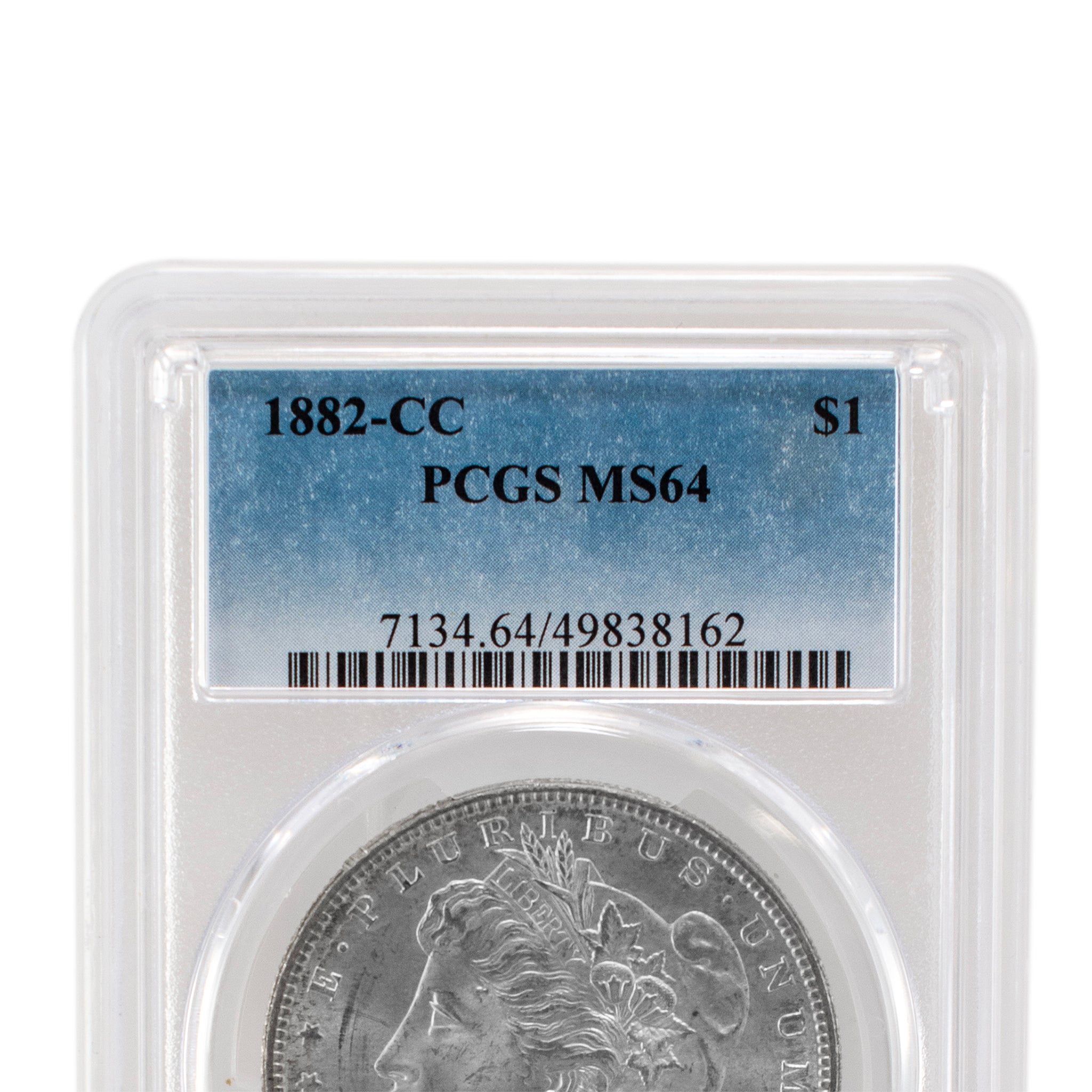 1882-CC PCGS MS64 Silver $1 Morgan Coin
