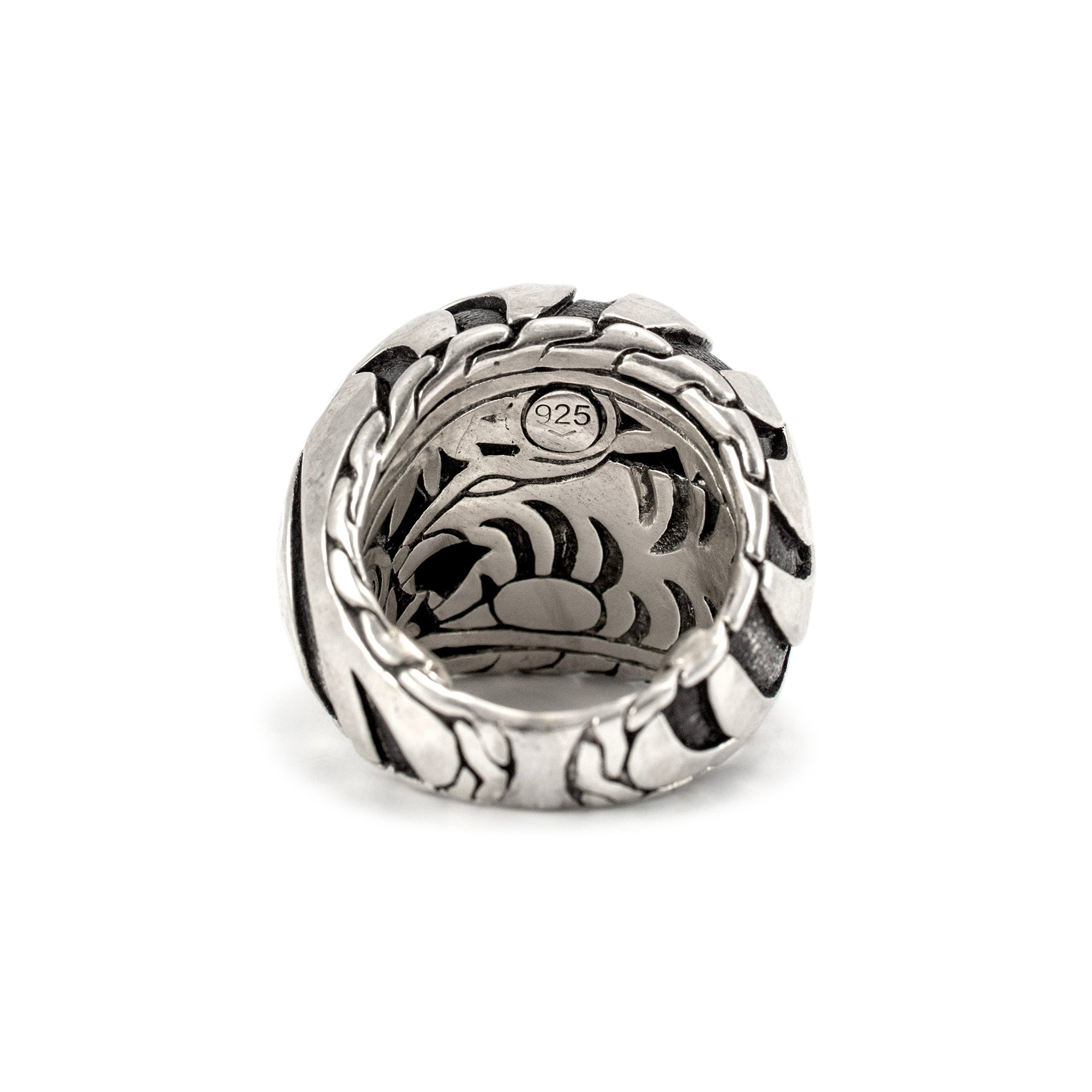 John Hardy Retired 925 Sterling Silver Palu Macan Tiger Cocktail Ring