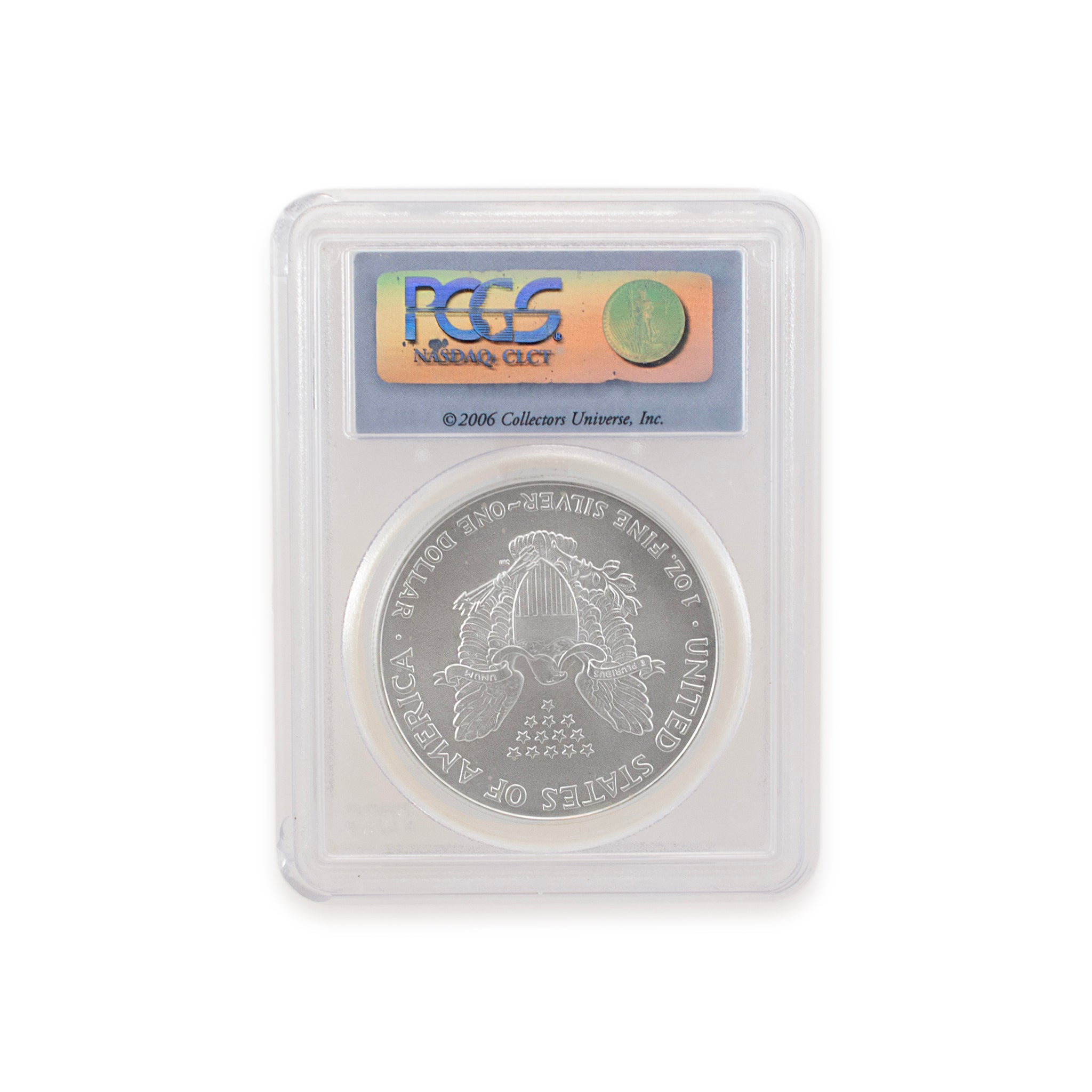 2006 1 Oz Pcgs First Strike MS69 999 Fine Silver $1 American Eagle Liberty Coin