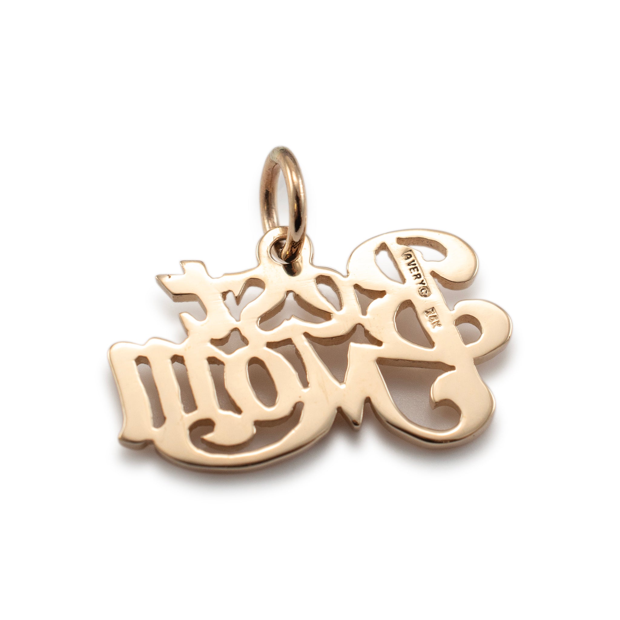 James Avery Retired 14K Yellow Gold Best Mom Charm