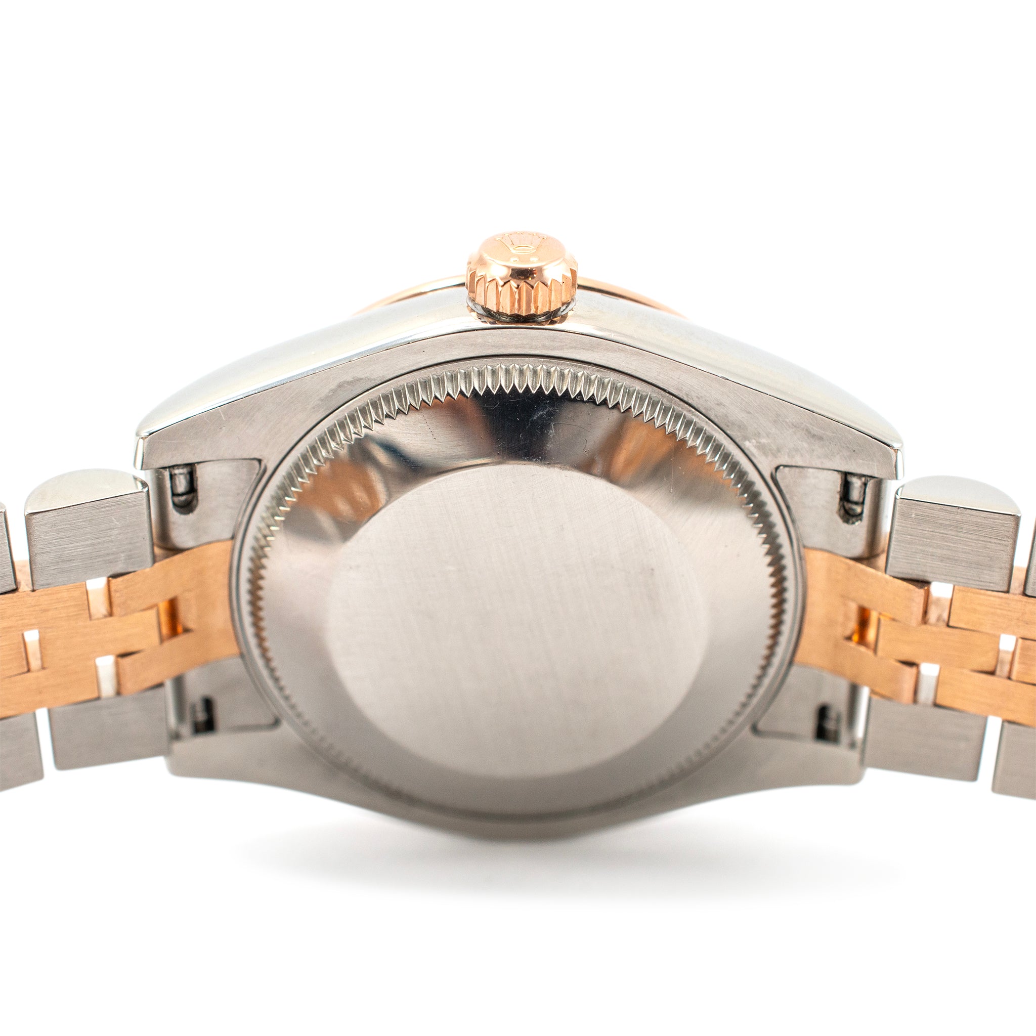 Rolex Datejust 31MM 178341 Domed Diamond Jubilee Rose Gold Stainless Steel Watch
