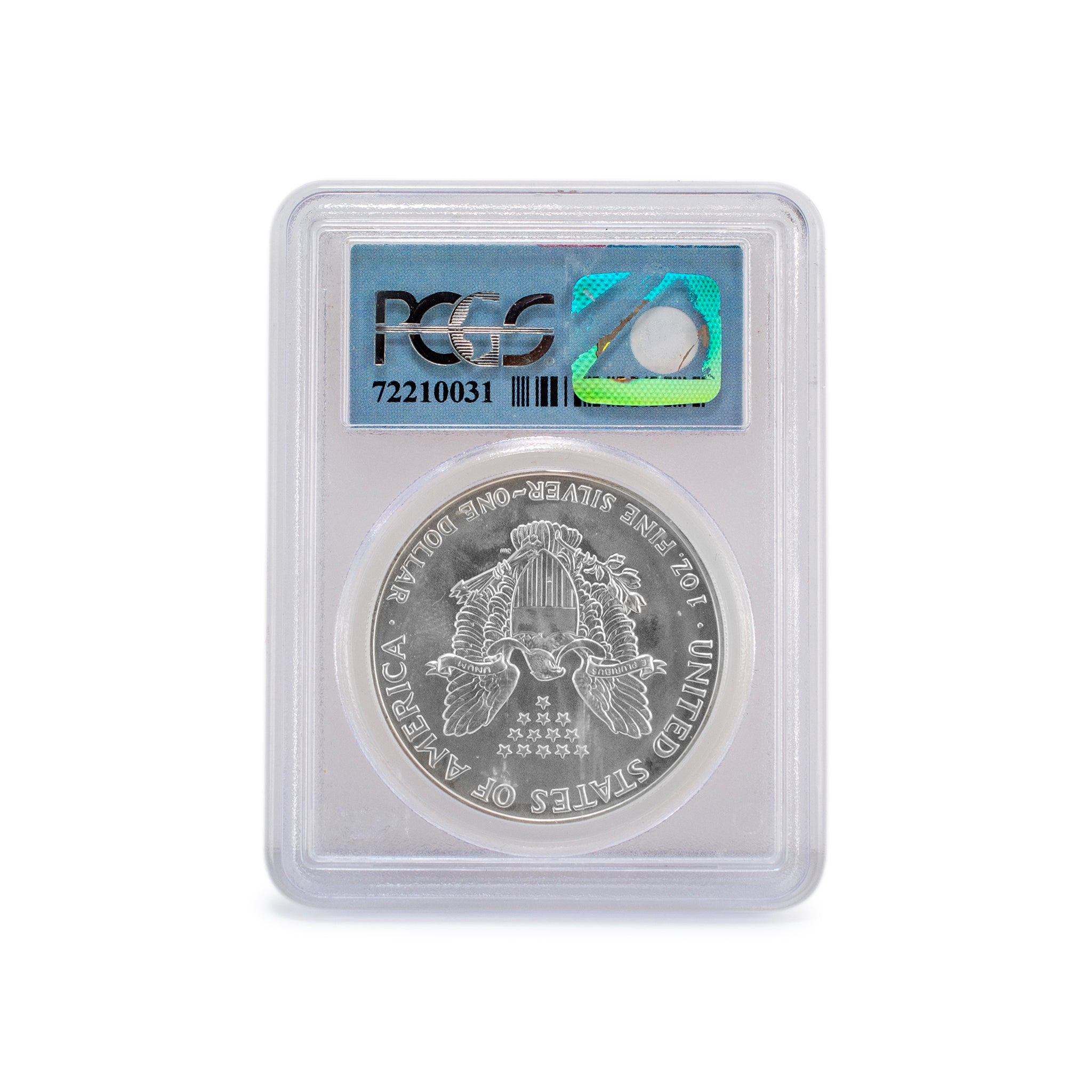 Rare 1991 $1 American Silver Eagle PCGS MS 69 WTC Ground Zero Recovery Coin