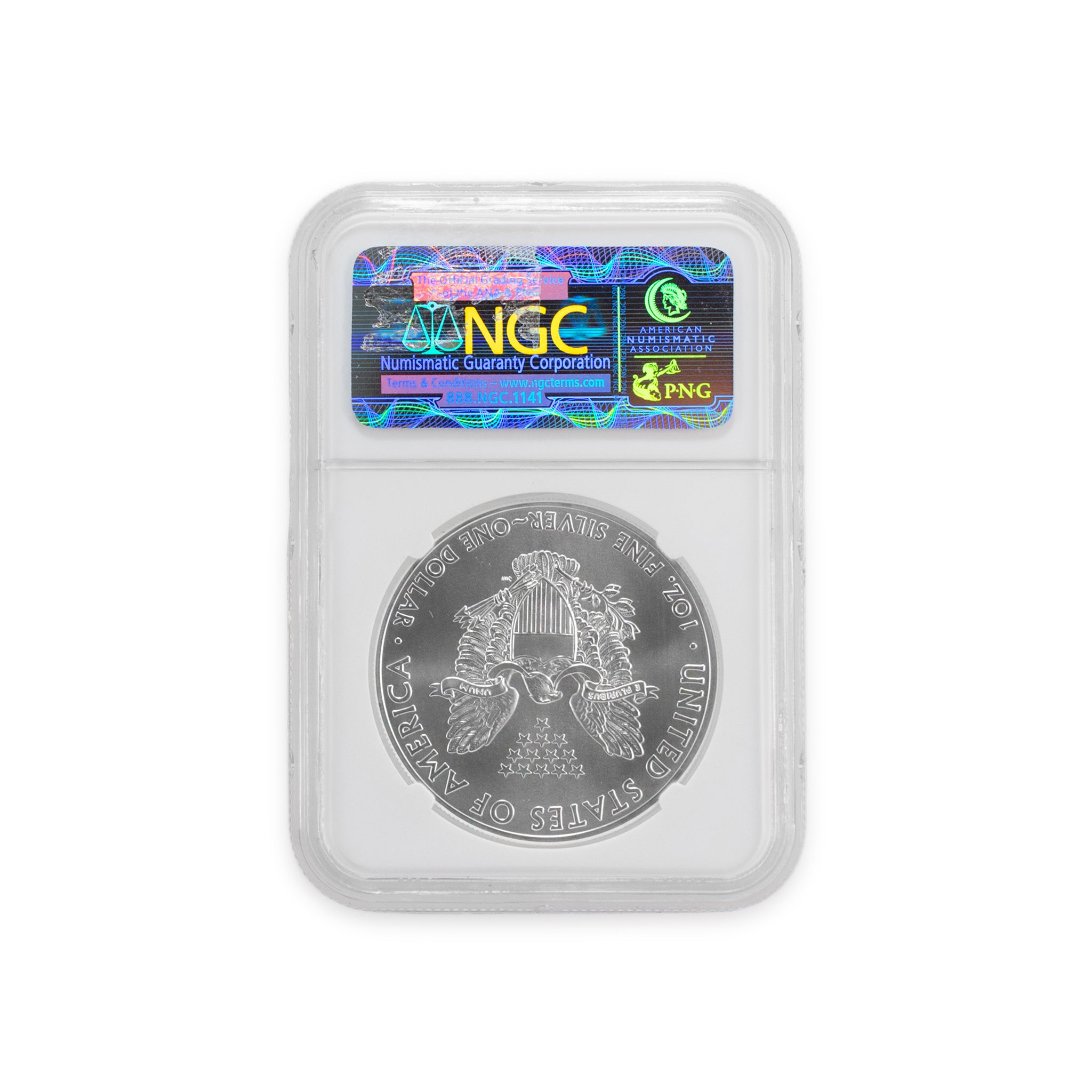2015 1 Oz NGC MS69 1$ Fine 999 Silver American Eagle Liberty Coin