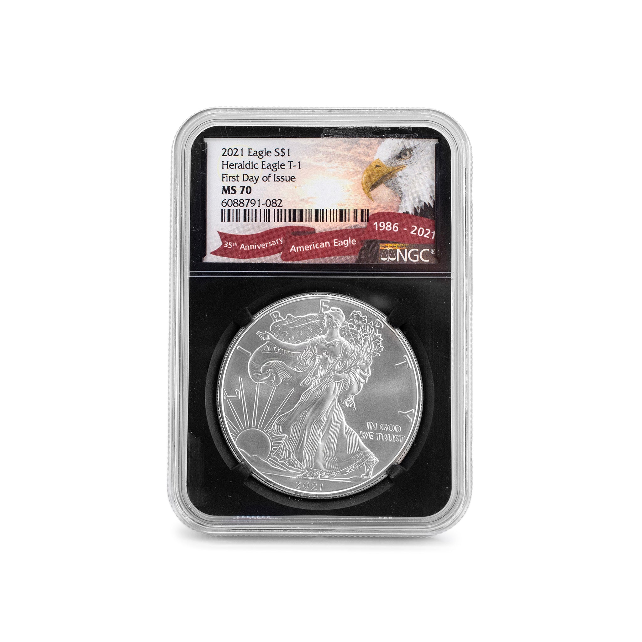 2021 NGC MS70 1OZ 999 Silver $1 American Eagle Liberty Coin