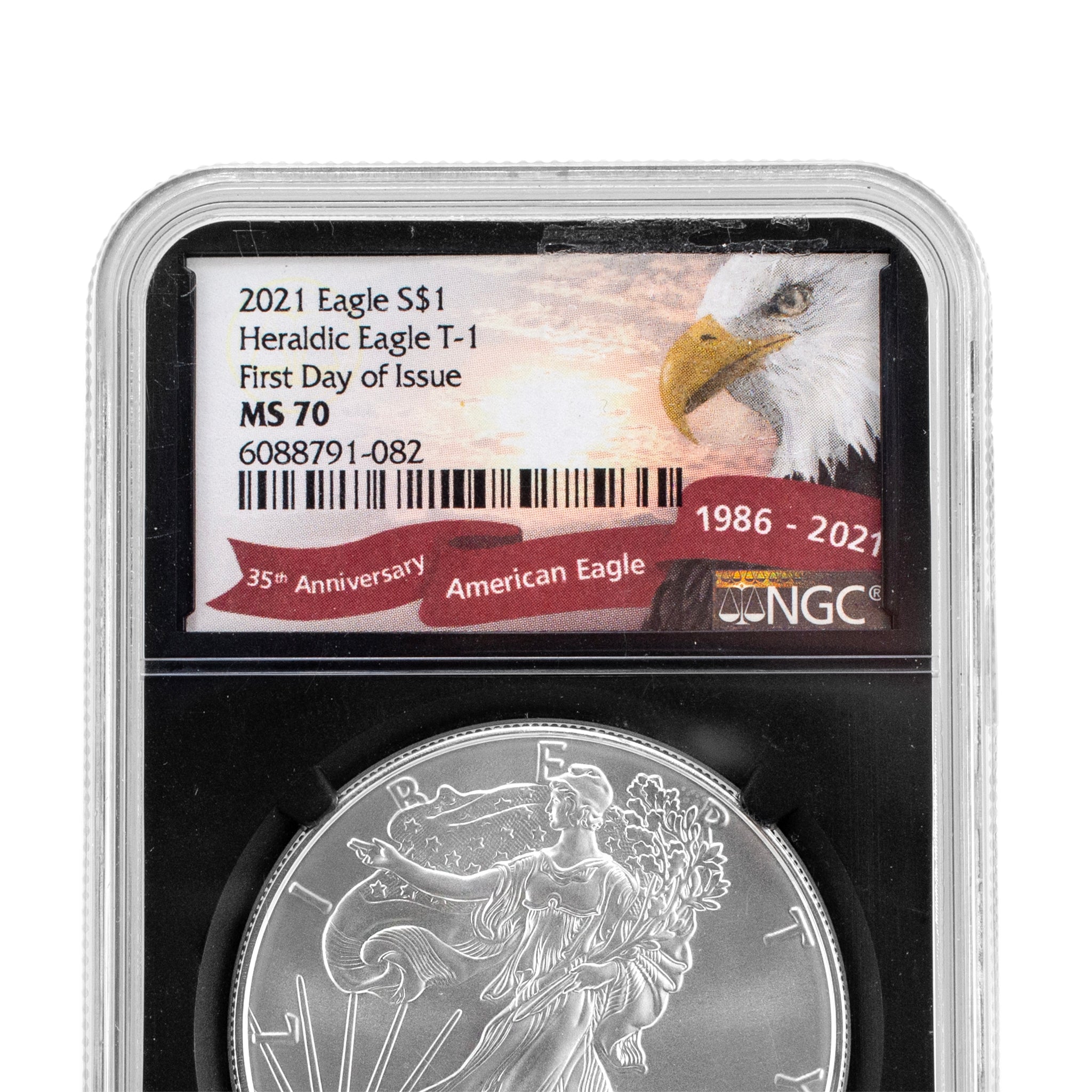 2021 NGC MS70 1OZ 999 Silver $1 American Eagle Liberty Coin