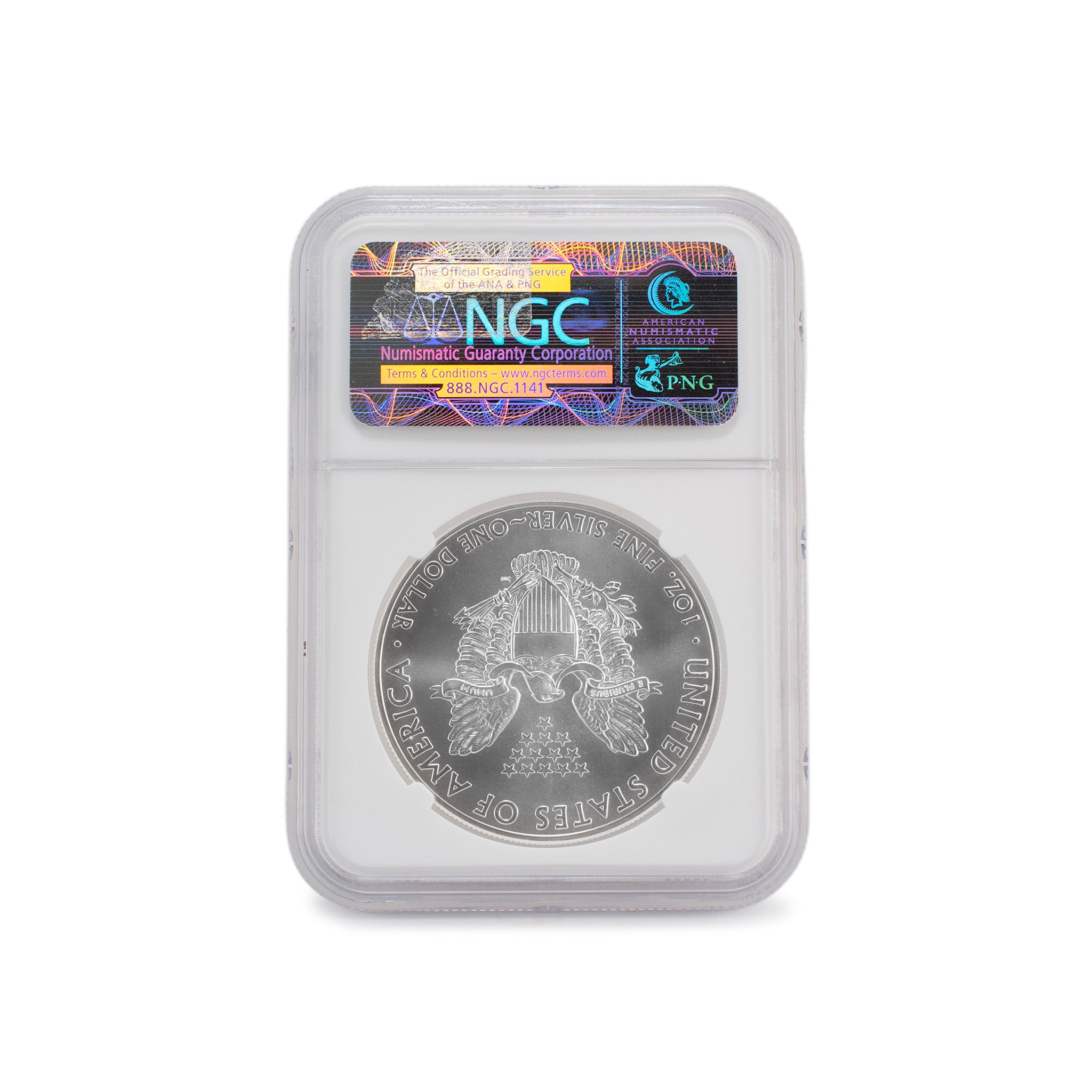 2015 1 Oz NGC MS 69 1$ Fine 999 Silver American Eagle Liberty Coin