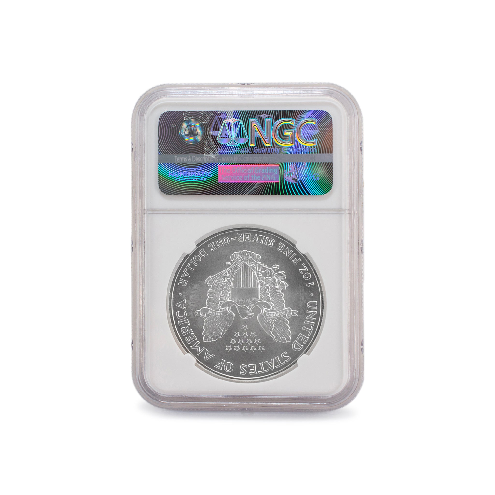 2005 1 Oz NGC MS 69 1$ Fine 999 Silver American Eagle Liberty Coin