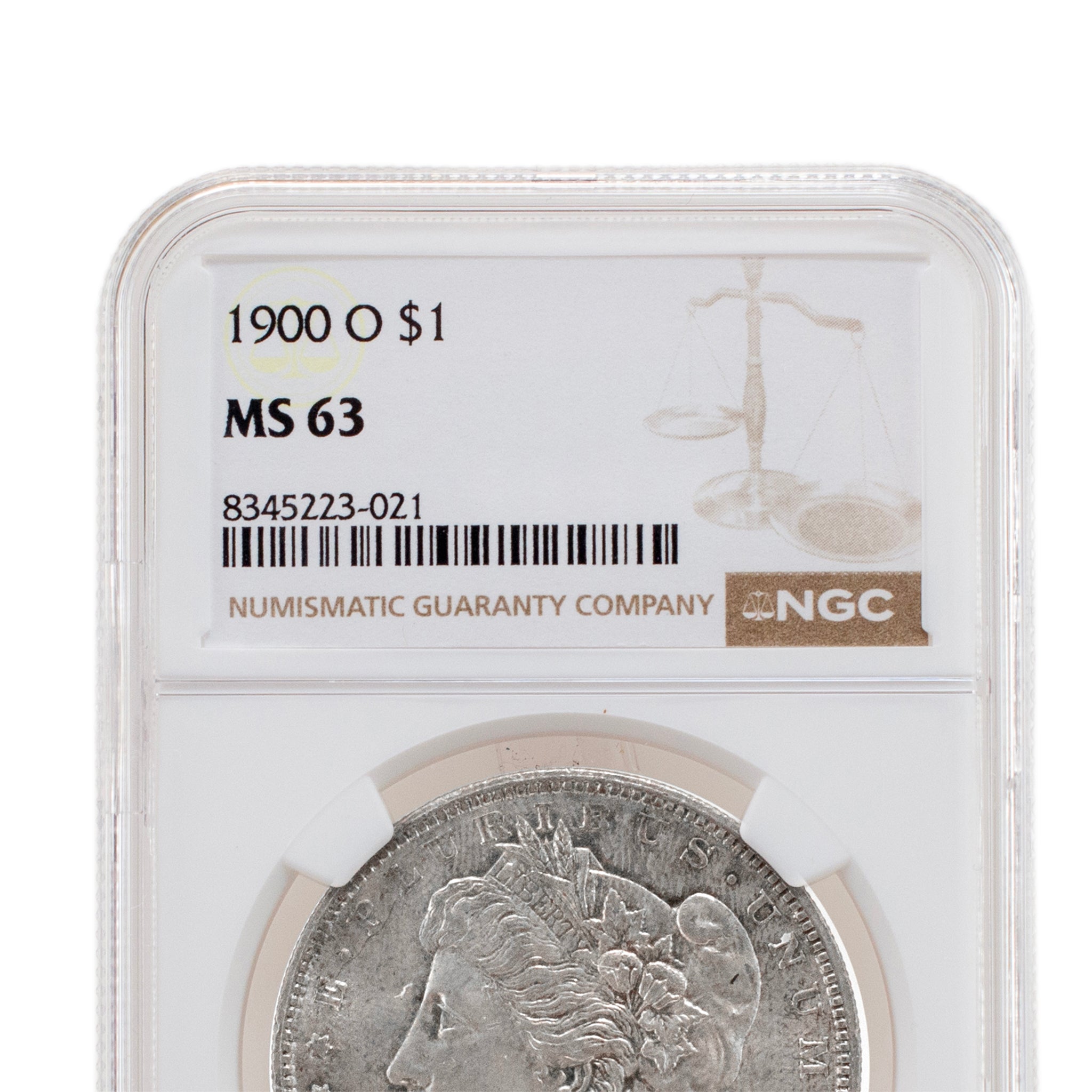 1900 O NGC MS63 Silver $1 Morgan Coin