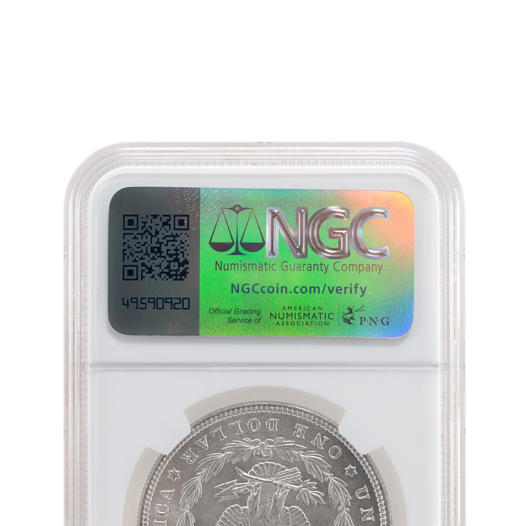 1885 NGC MS63 Silver $1 Morgan Coin