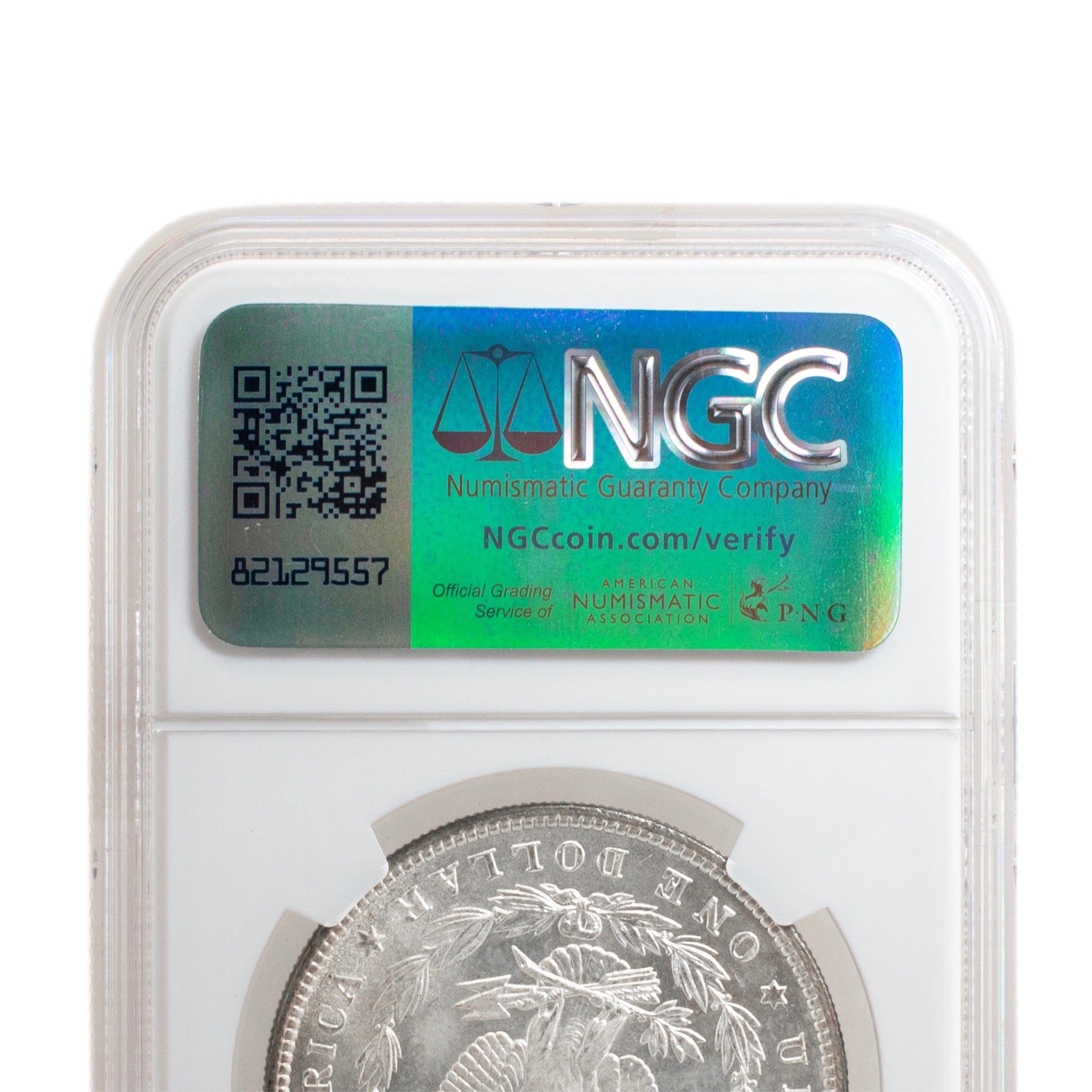 1887 NGC MS63 Silver $1 Morgan Coin