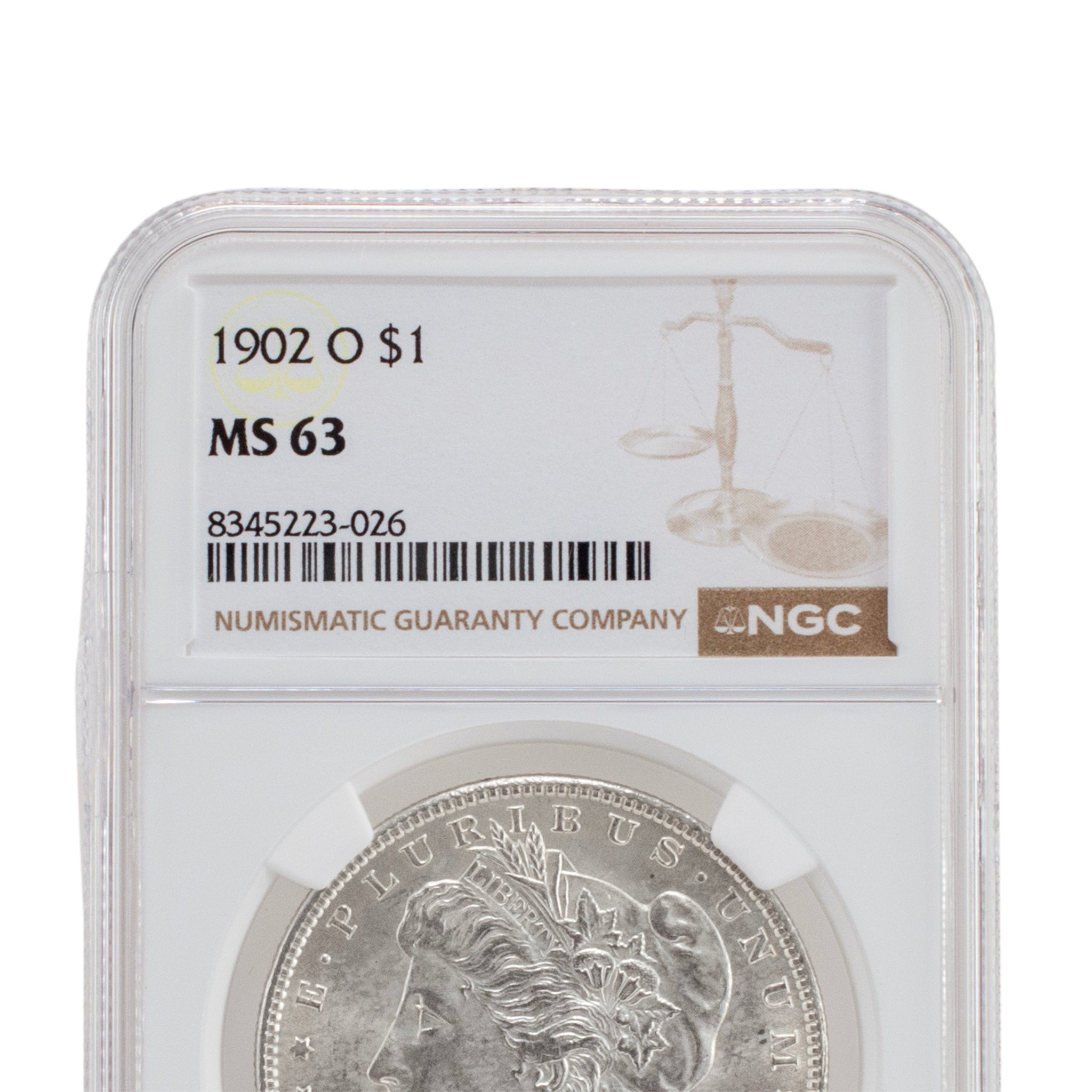 1902 O NGC MS63 Silver $1 Morgan Coin