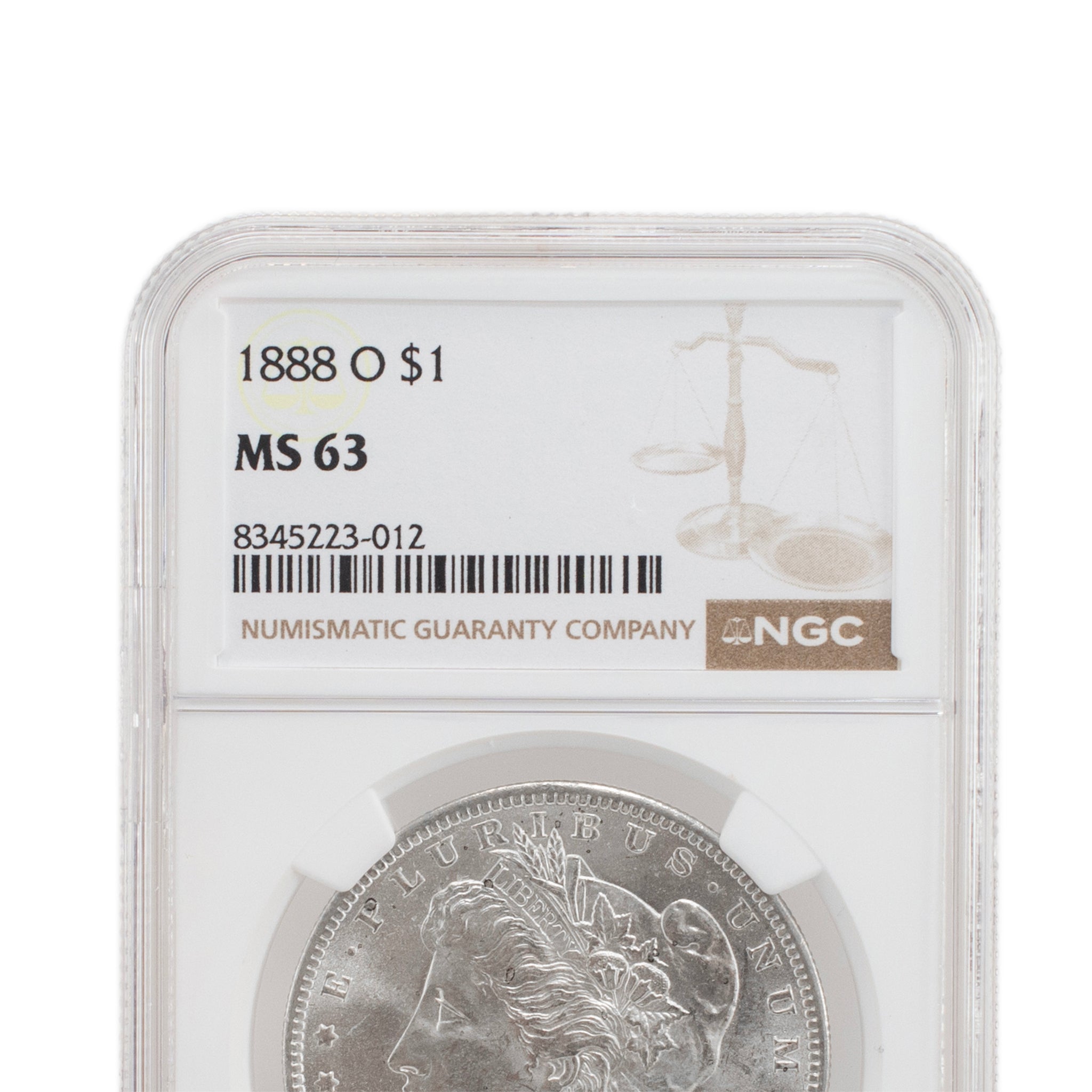 1888 O NGC MS63 Silver $1 Morgan Coin