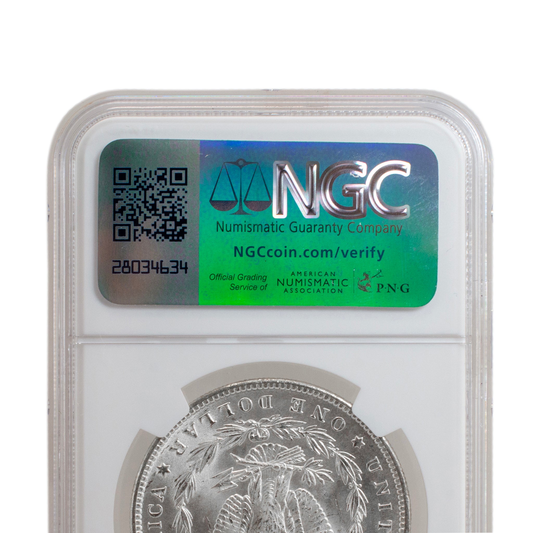 1888 NGC MS64 Silver $1 Morgan Coin