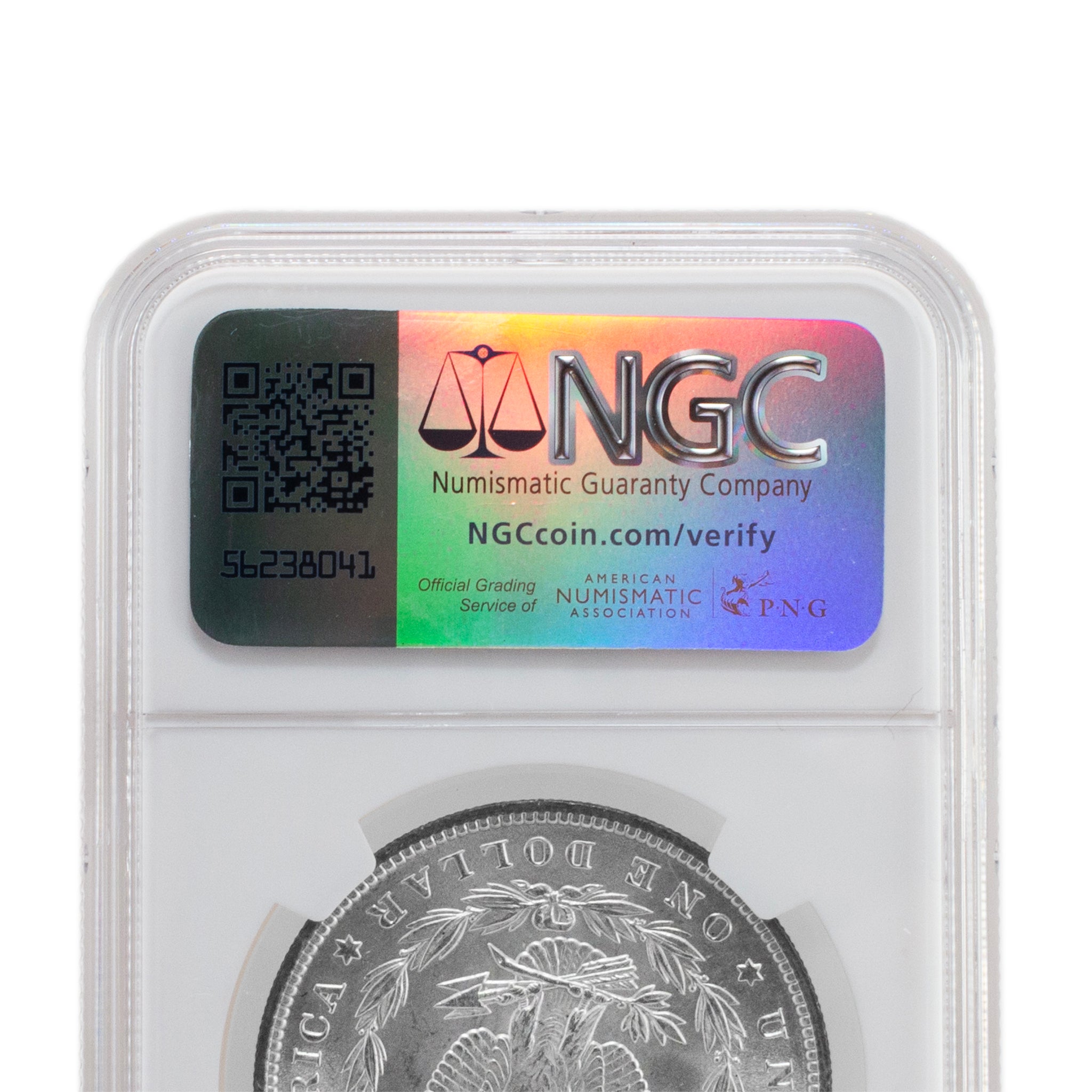1896 NGC MS63 Silver $1 Morgan Coin