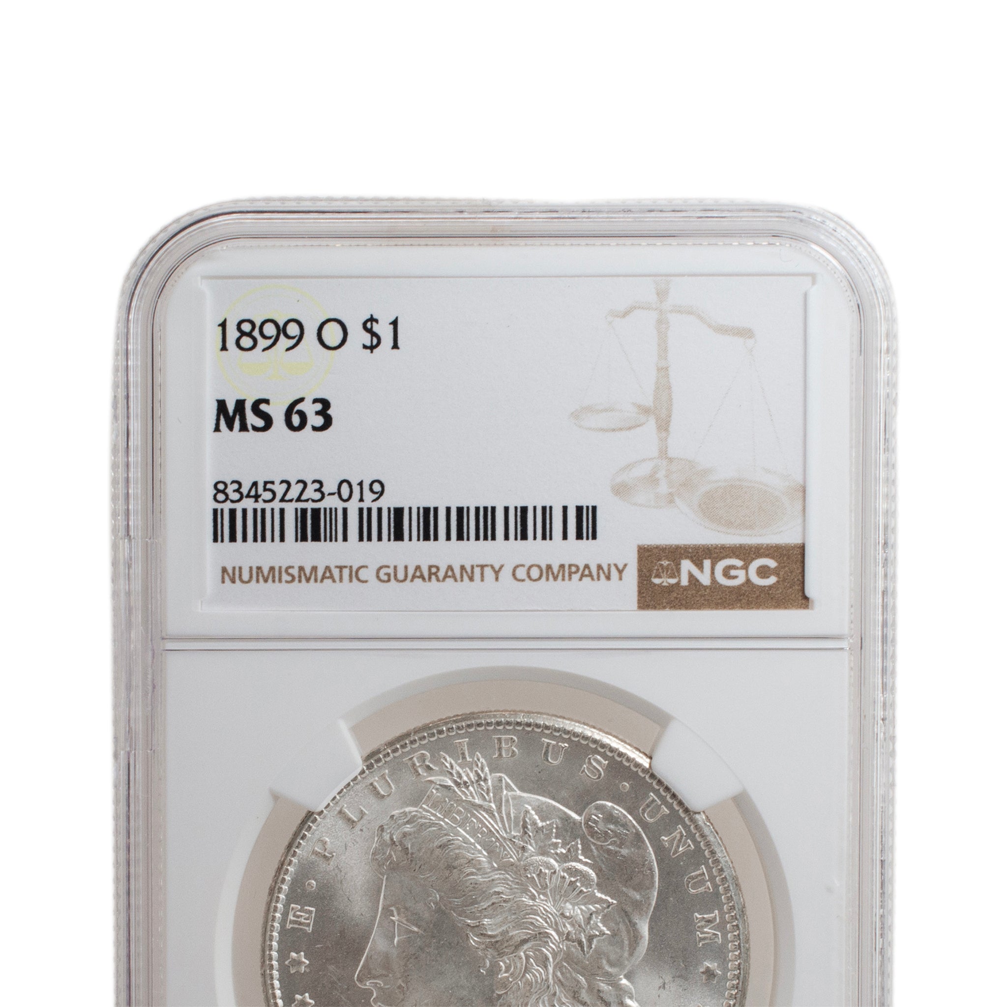 1899 O NGC MS63 Silver $1 Morgan Coin
