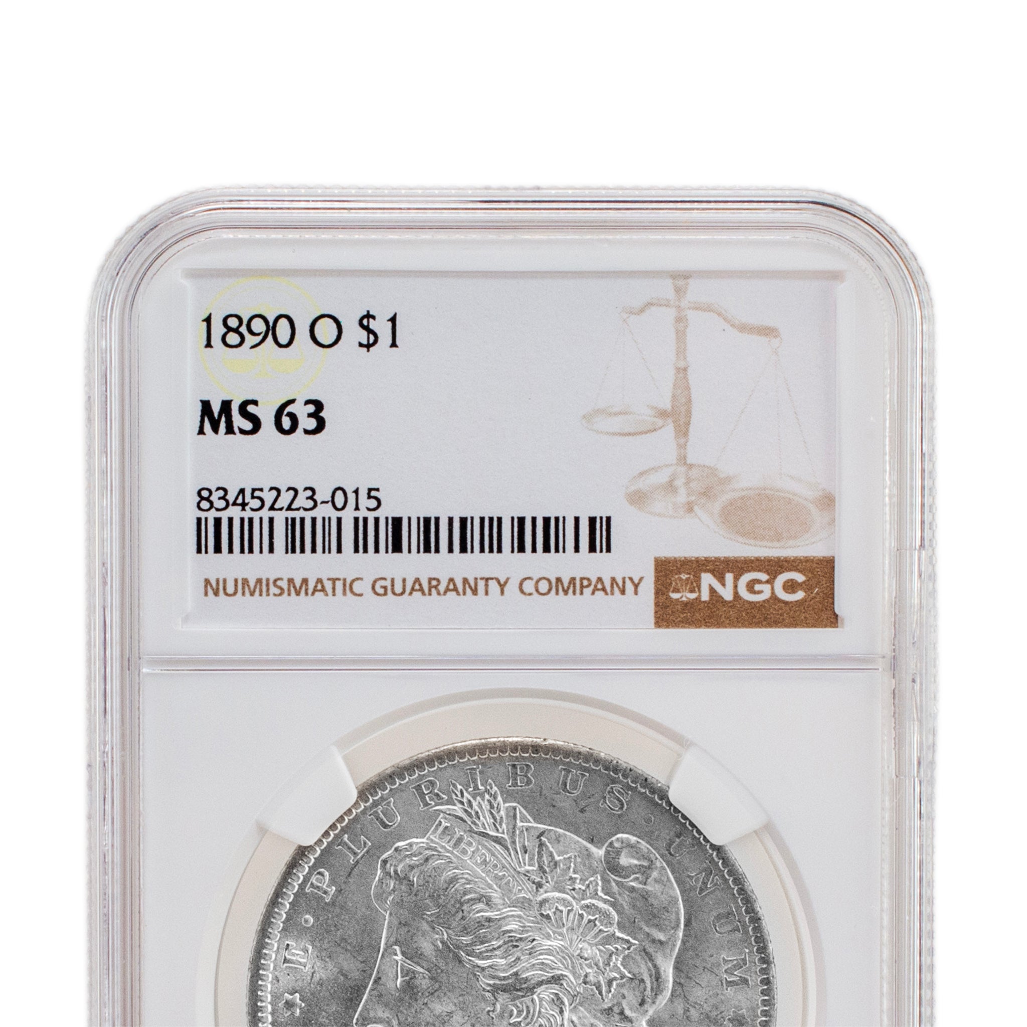 1890 O NGC MS63 Silver $1 Morgan Coin