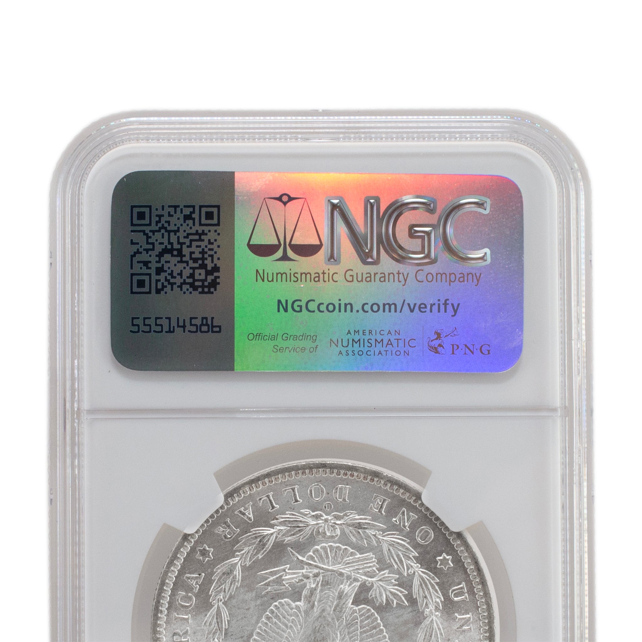1890 O NGC MS63 Silver $1 Morgan Coin