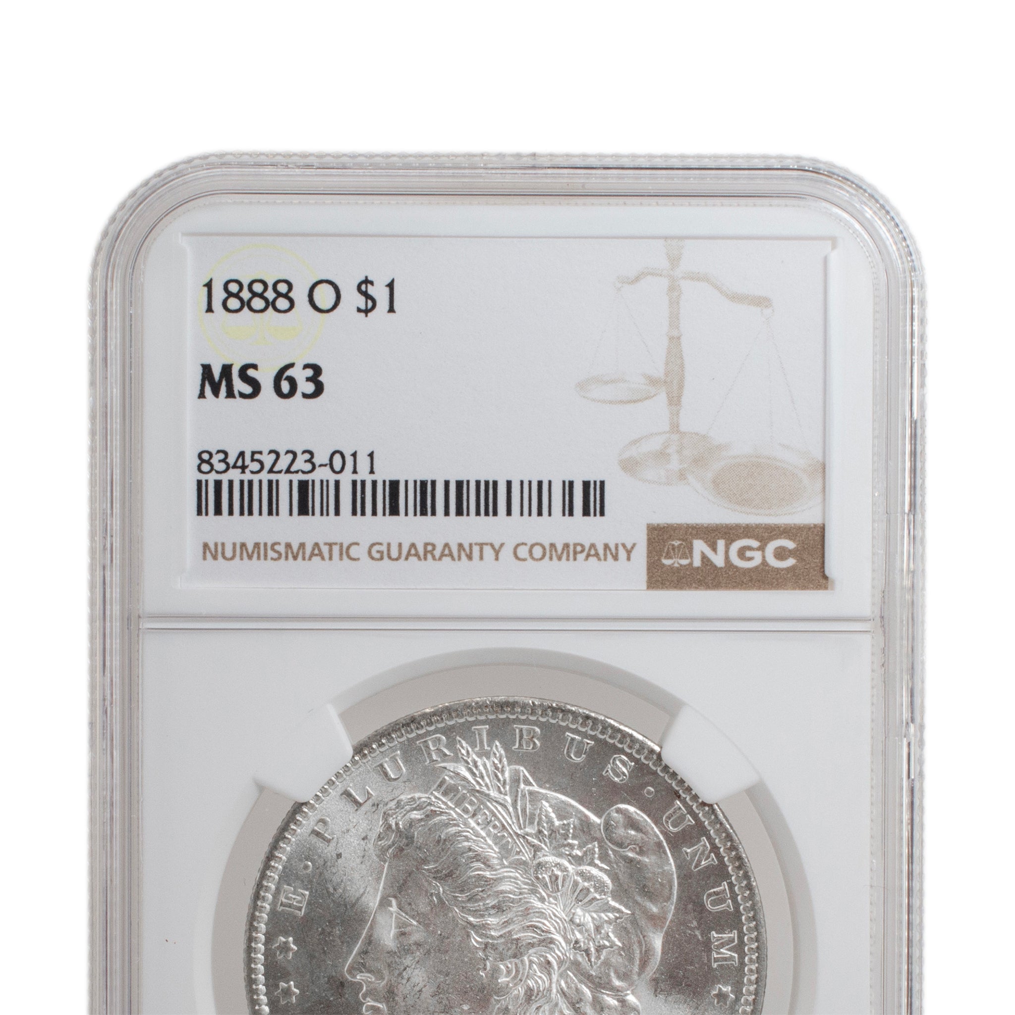1888 O NGC MS63 Silver $1 Morgan Coin