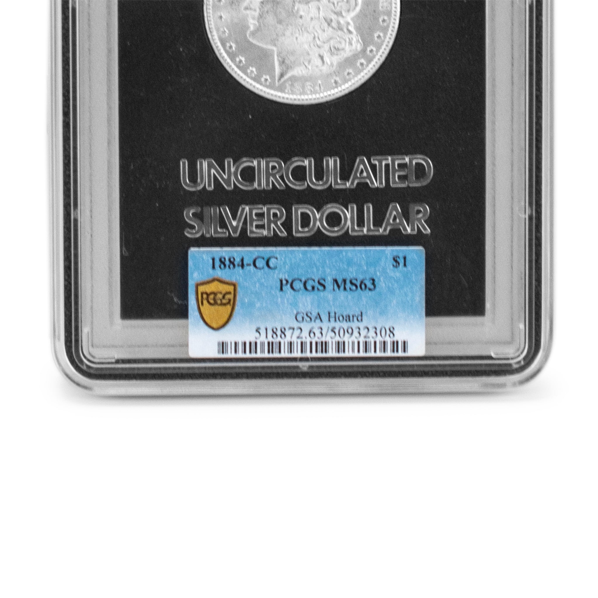 1884 CC GSA MS63 PCGS Morgan Silver Dollar