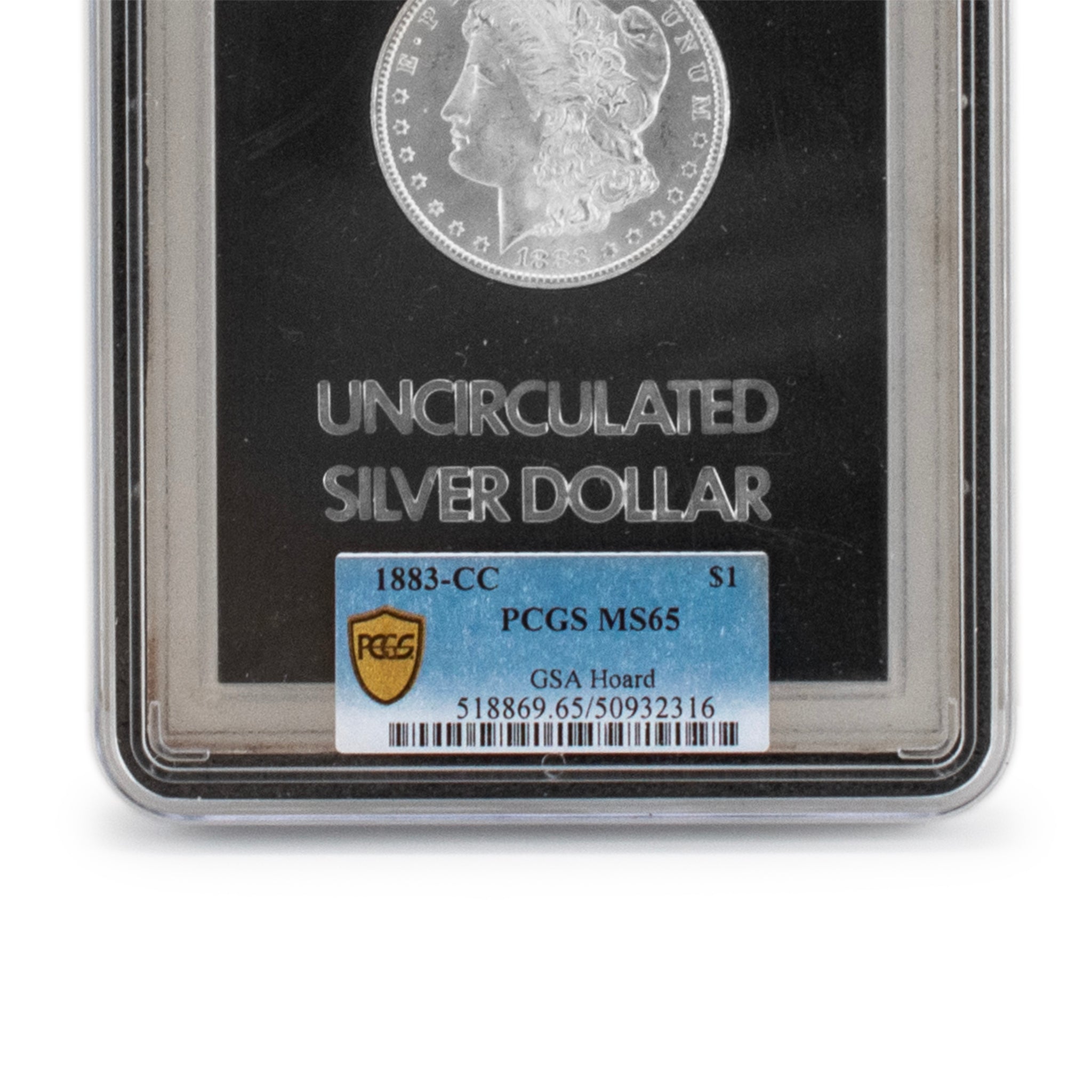 1883 CC GSA MS65 PCGS Morgan Silver Dollar