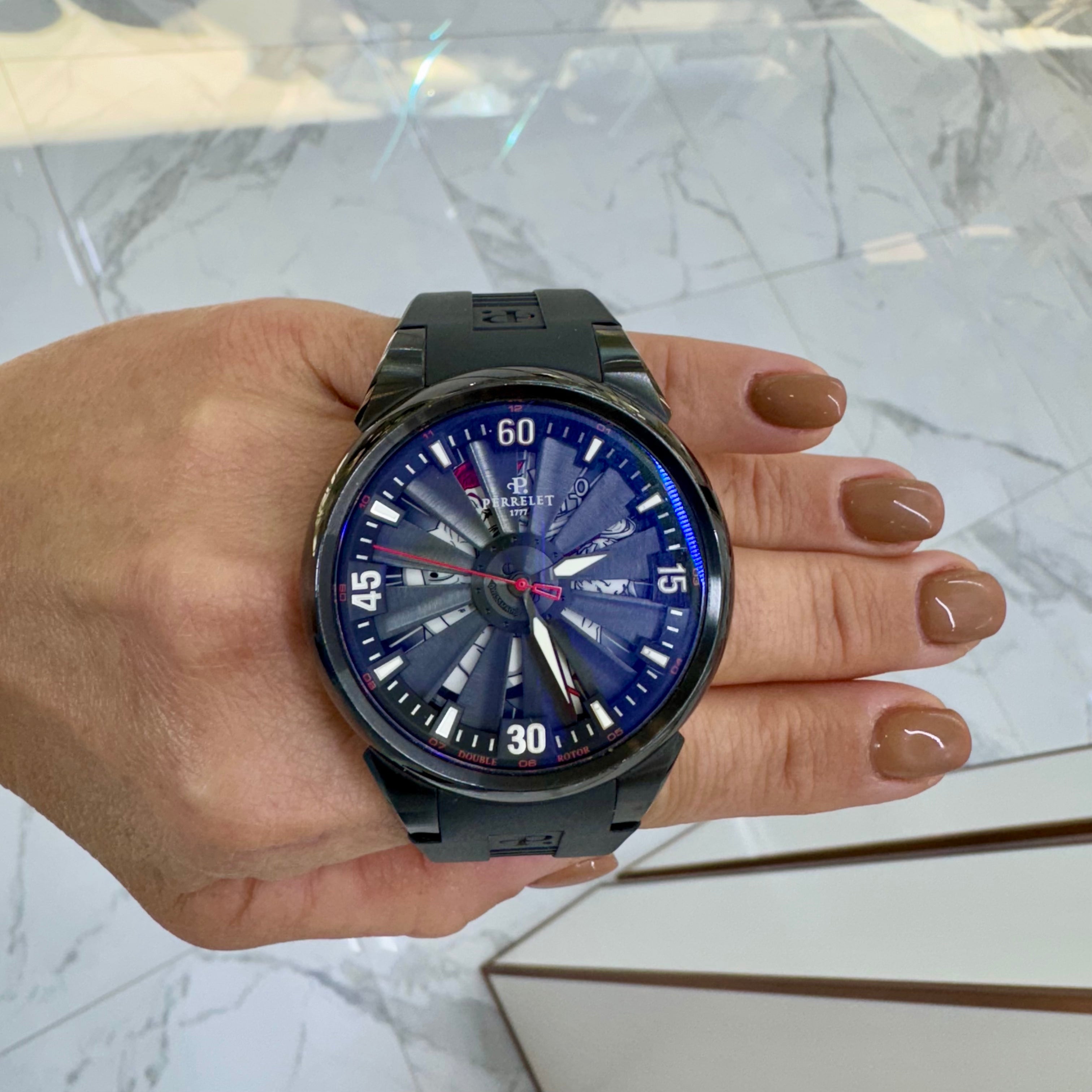 Perrelet Turbine 44MM A4021/3 Limited Edition Erotic Dial Stainless Steel Watch
