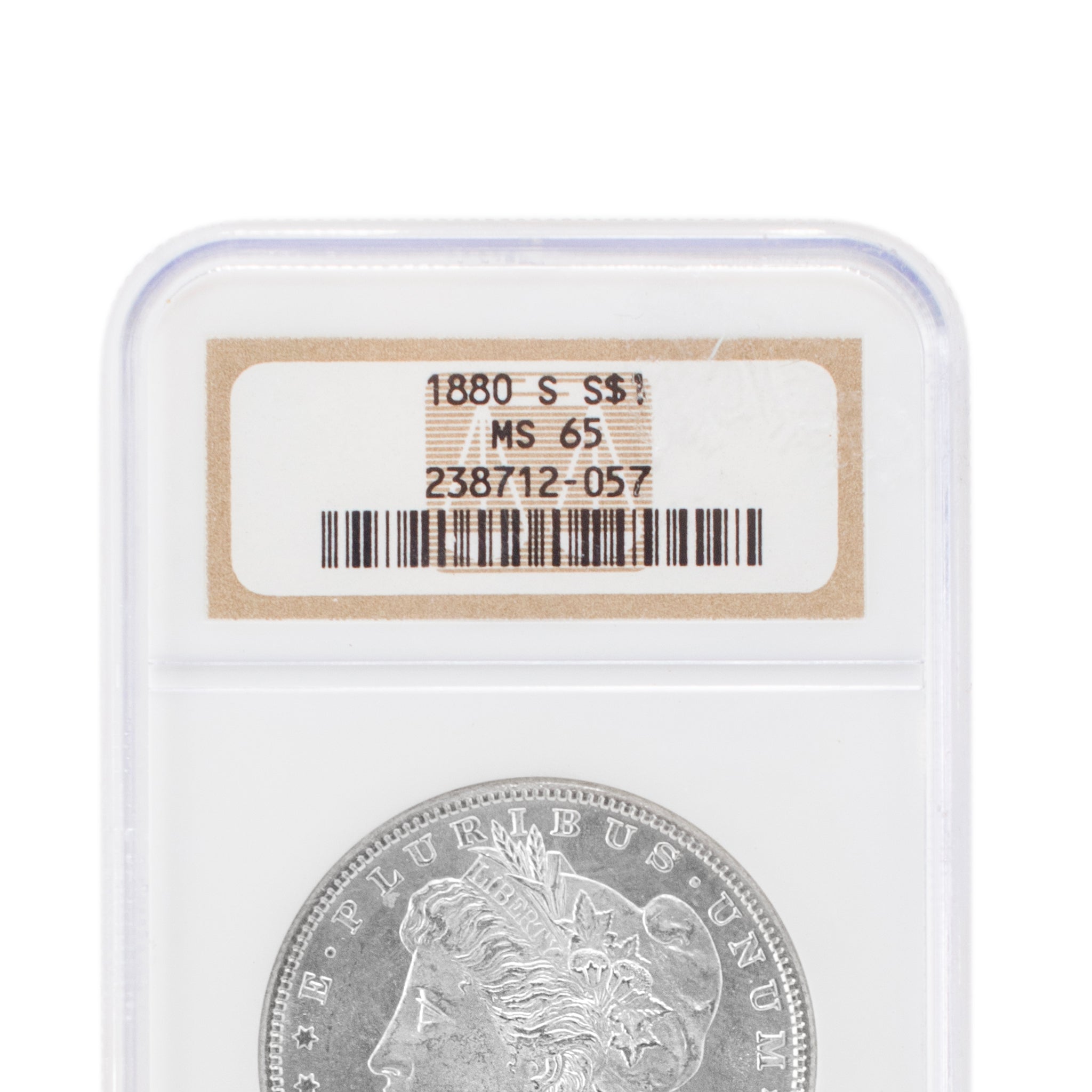 1880-S NGC MS65 Silver $1 Morgan Coin