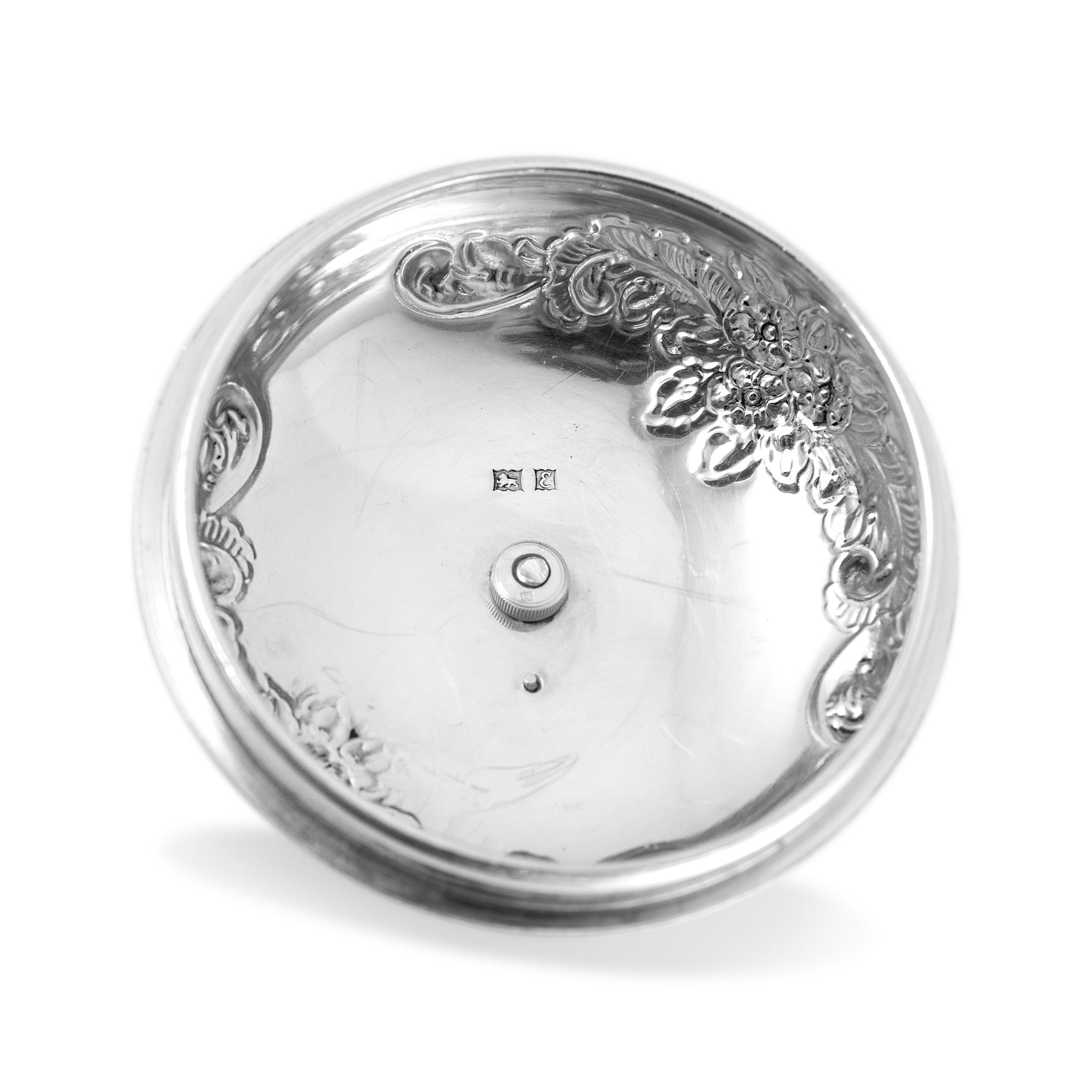 Antique J.G Ltd Heavy 925 Sterling Silver Sugar Bowl & Cover Individual Tea Set