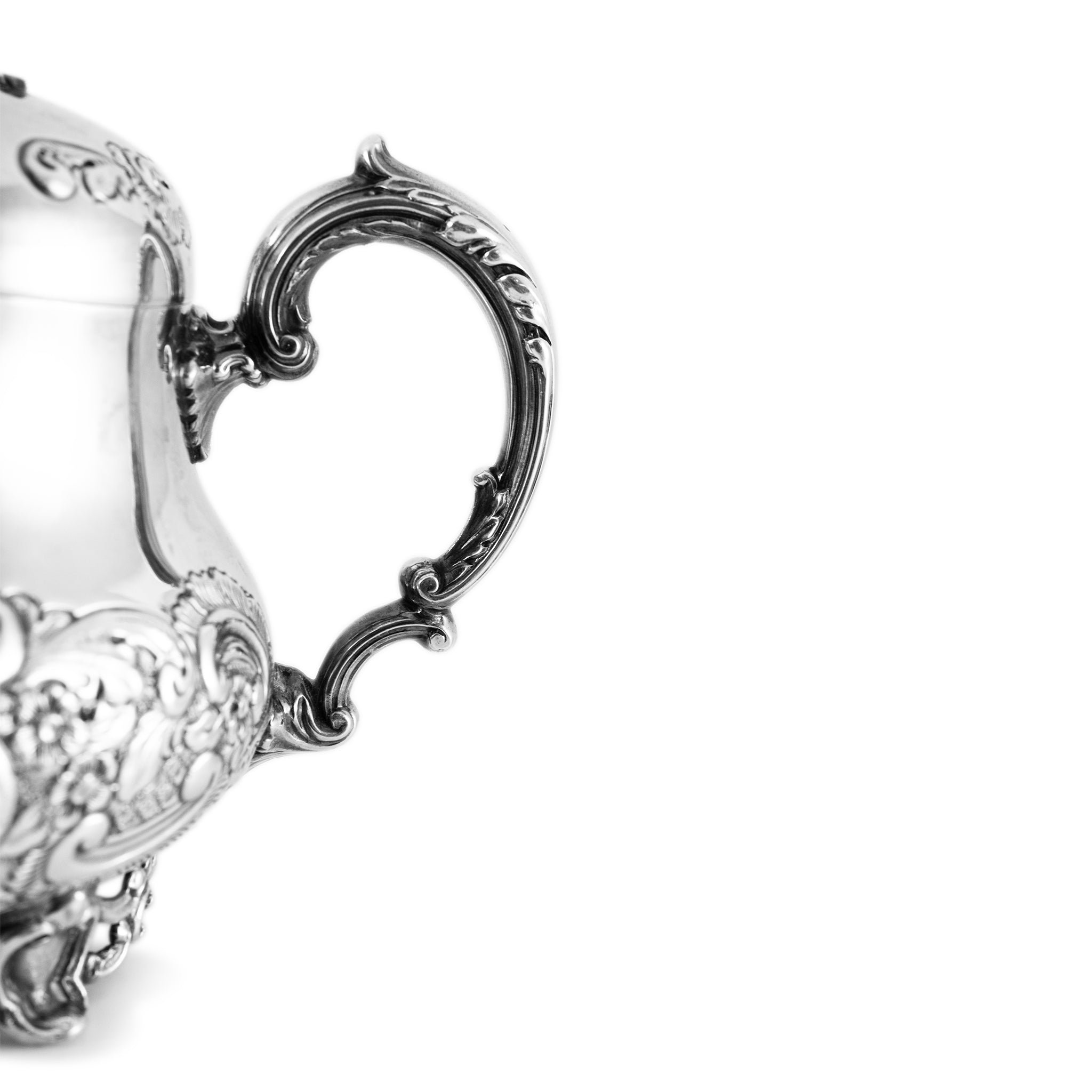 Antique J.G Ltd Heavy 925 Sterling Silver Sugar Bowl & Cover Individual Tea Set