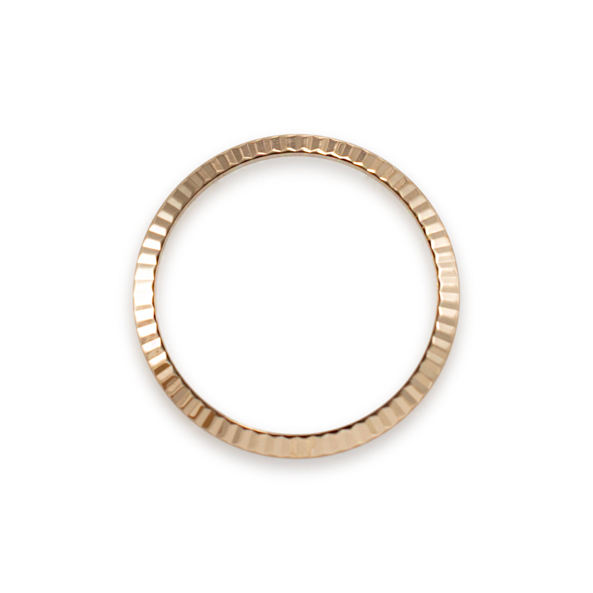Rolex 18K Yellow Gold Factory 26MM Watch Fluted Bezel