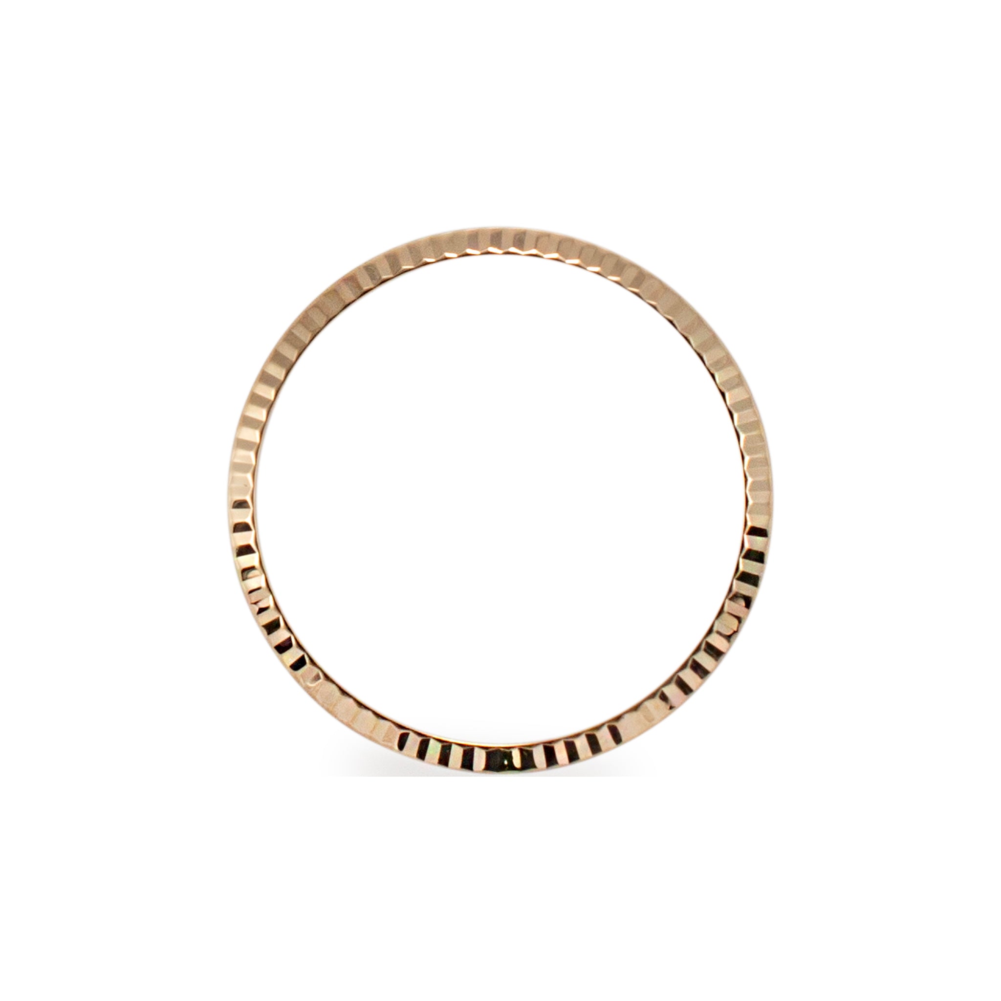 Rolex 18K Yellow Gold Factory 36MM Watch Fluted Bezel