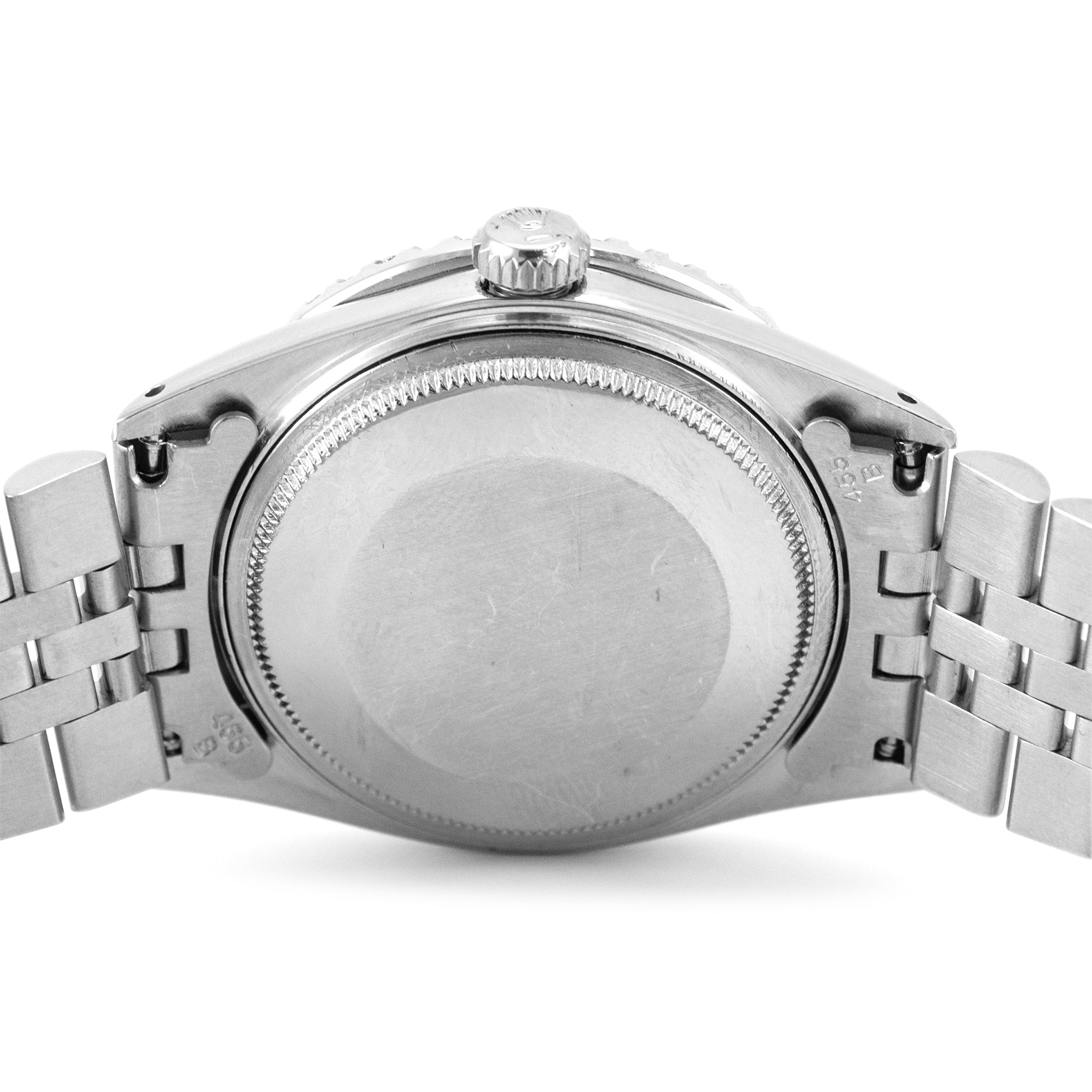 Rolex Datejust 36MM 1601 Red Roman Dial Diamond Jubilee Stainless Steel Watch