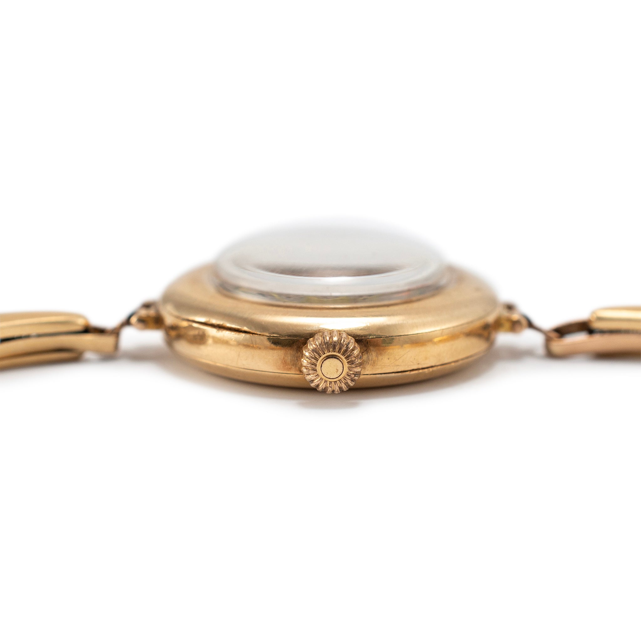 Rare Antique Rolex 1920s Manual Winding 26MM 15K Yellow Gold Ladies Watch