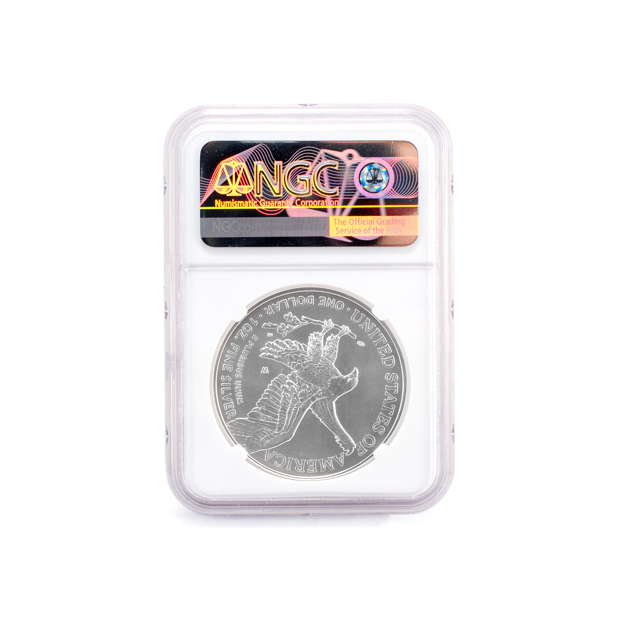 2022W NGC MS70 Advance Releases 1OZ 999 Silver $1 Michael Gaudioso Eagle Coin