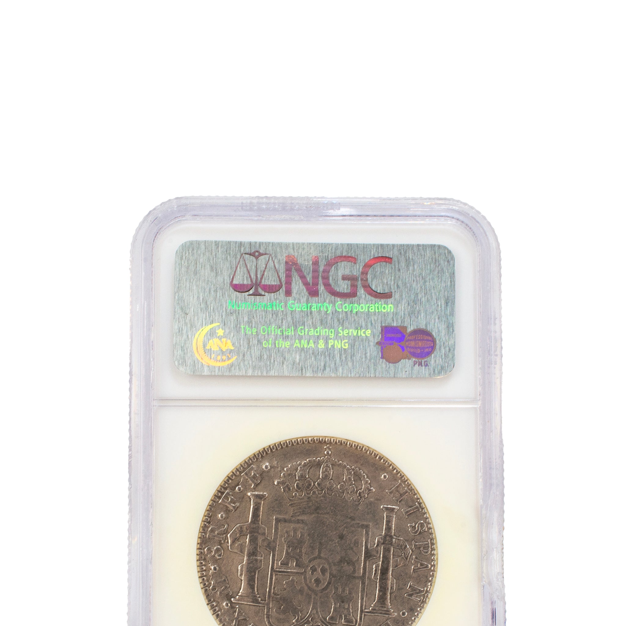 Antique 1783 Mexico Shipwreck of the Spanish Brig El Cazador NGC Genuine Coin