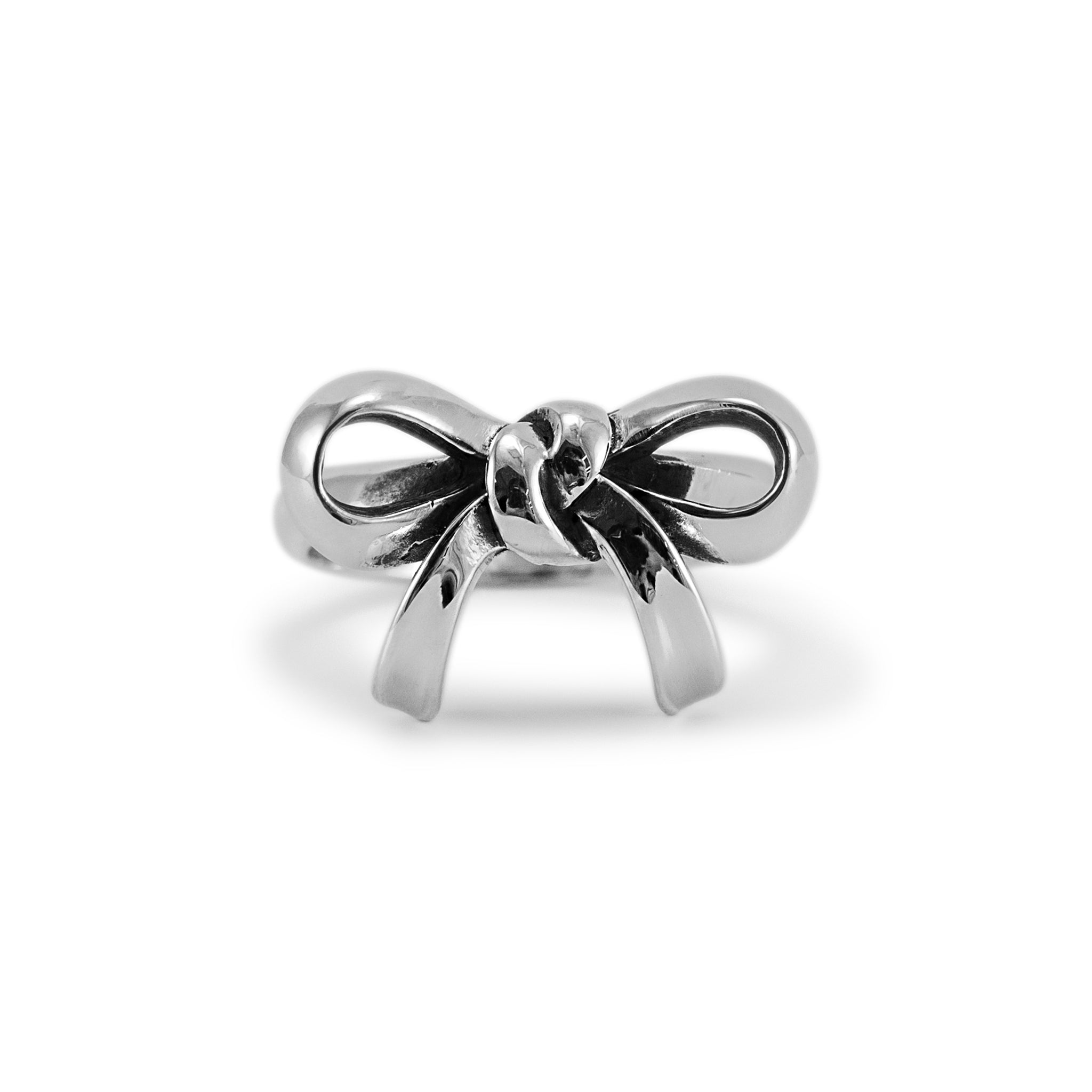 James Avery Retired 925 Sterling Silver Bow Cocktail Ring