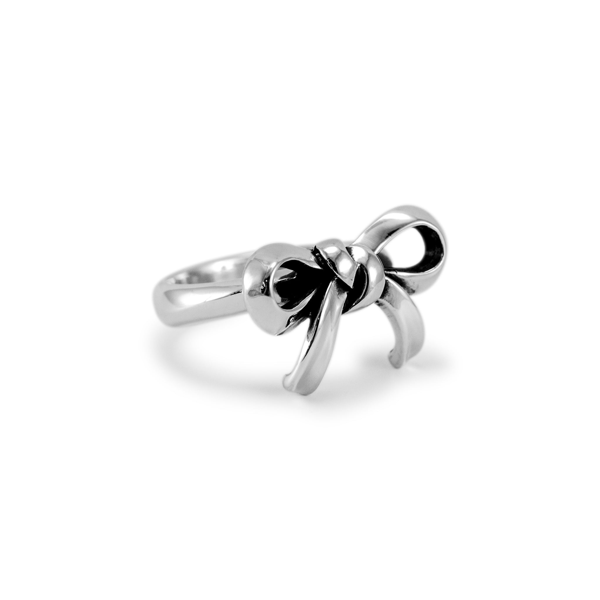 James Avery Retired 925 Sterling Silver Bow Cocktail Ring