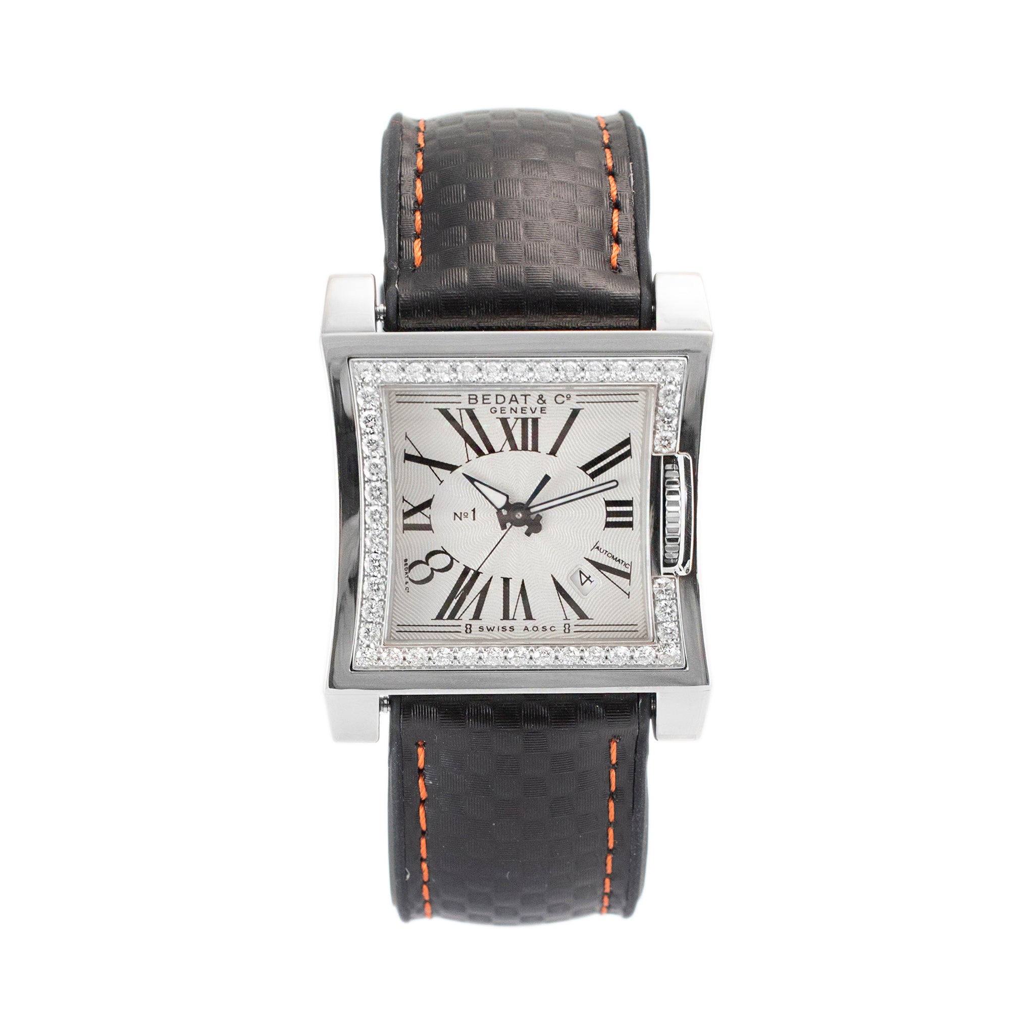 Bedat & Co. Geneve N01 31.50mm 114.030.100 Diamond Bezel Stainless Steel Watch