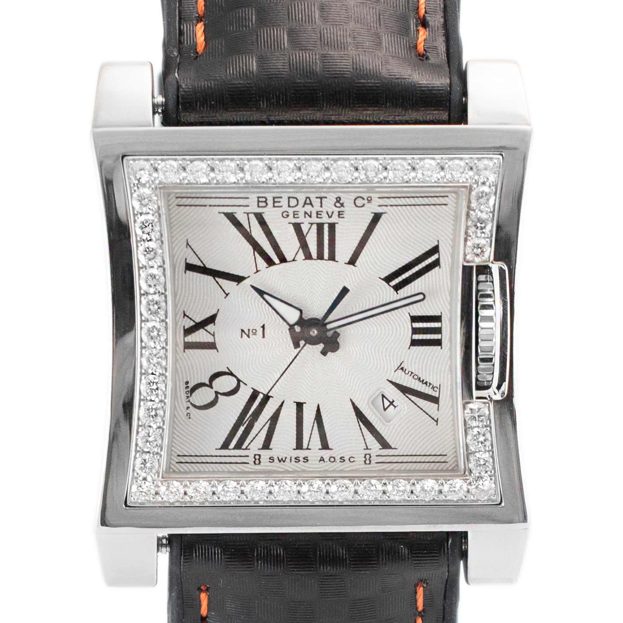Bedat & Co. Geneve N01 31.50mm 114.030.100 Diamond Bezel Stainless Steel Watch