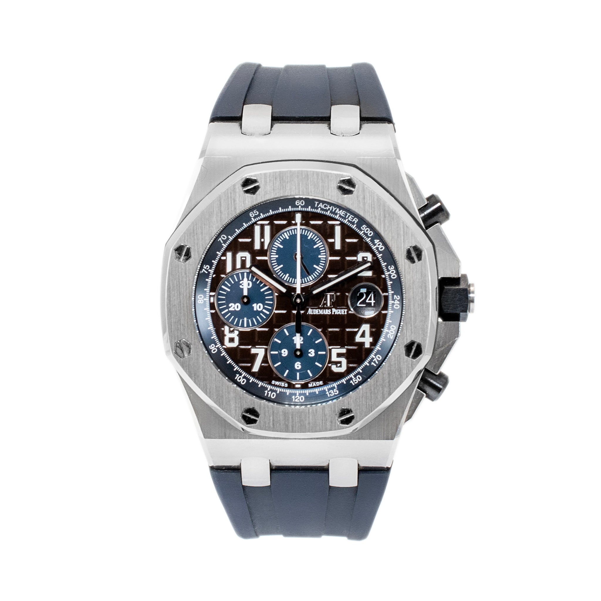 2020 Audemars Piguet Royal Oak off Shore 26470ST 42MM Blue Stainless Steel Watch