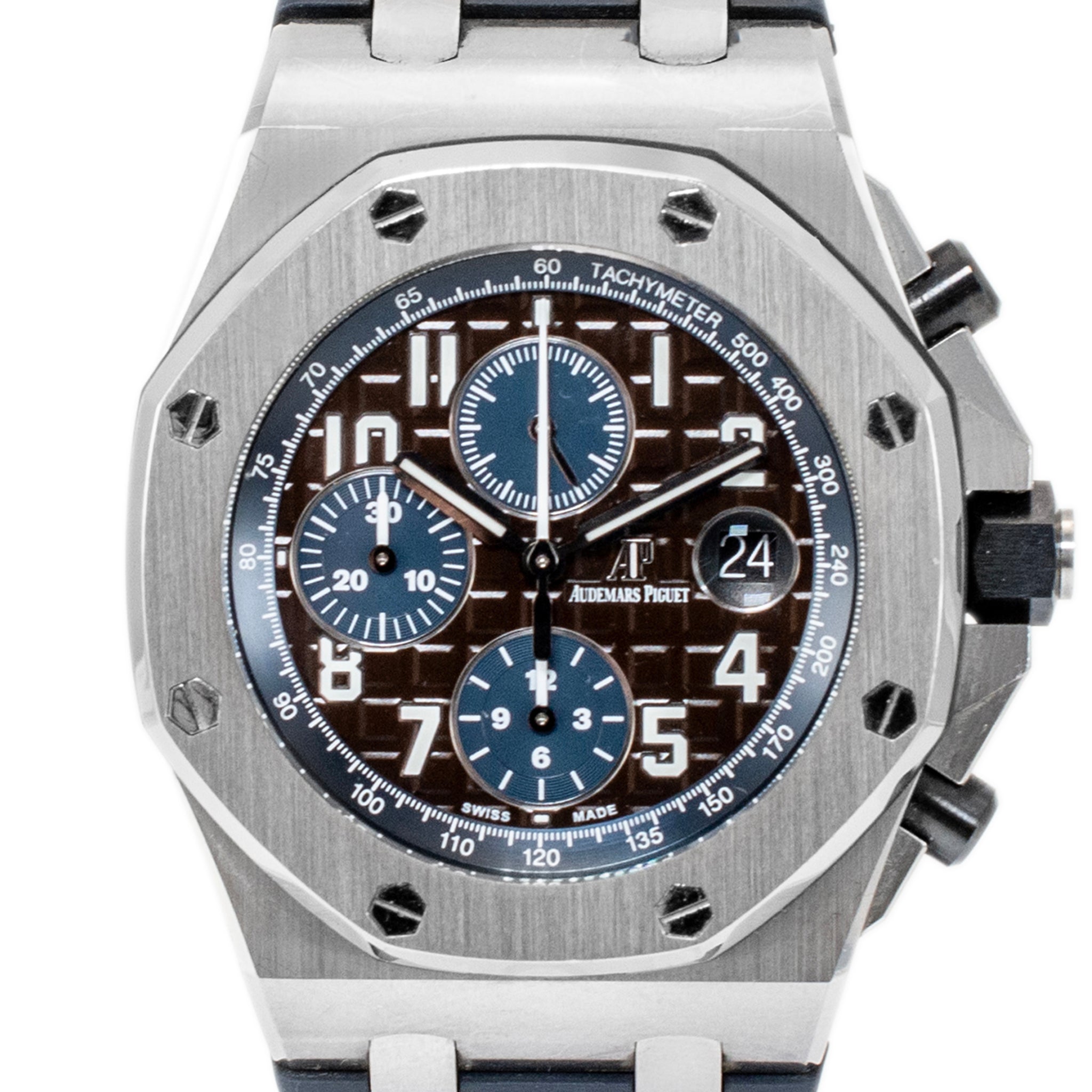 2020 Audemars Piguet Royal Oak off Shore 26470ST 42MM Blue Stainless Steel Watch