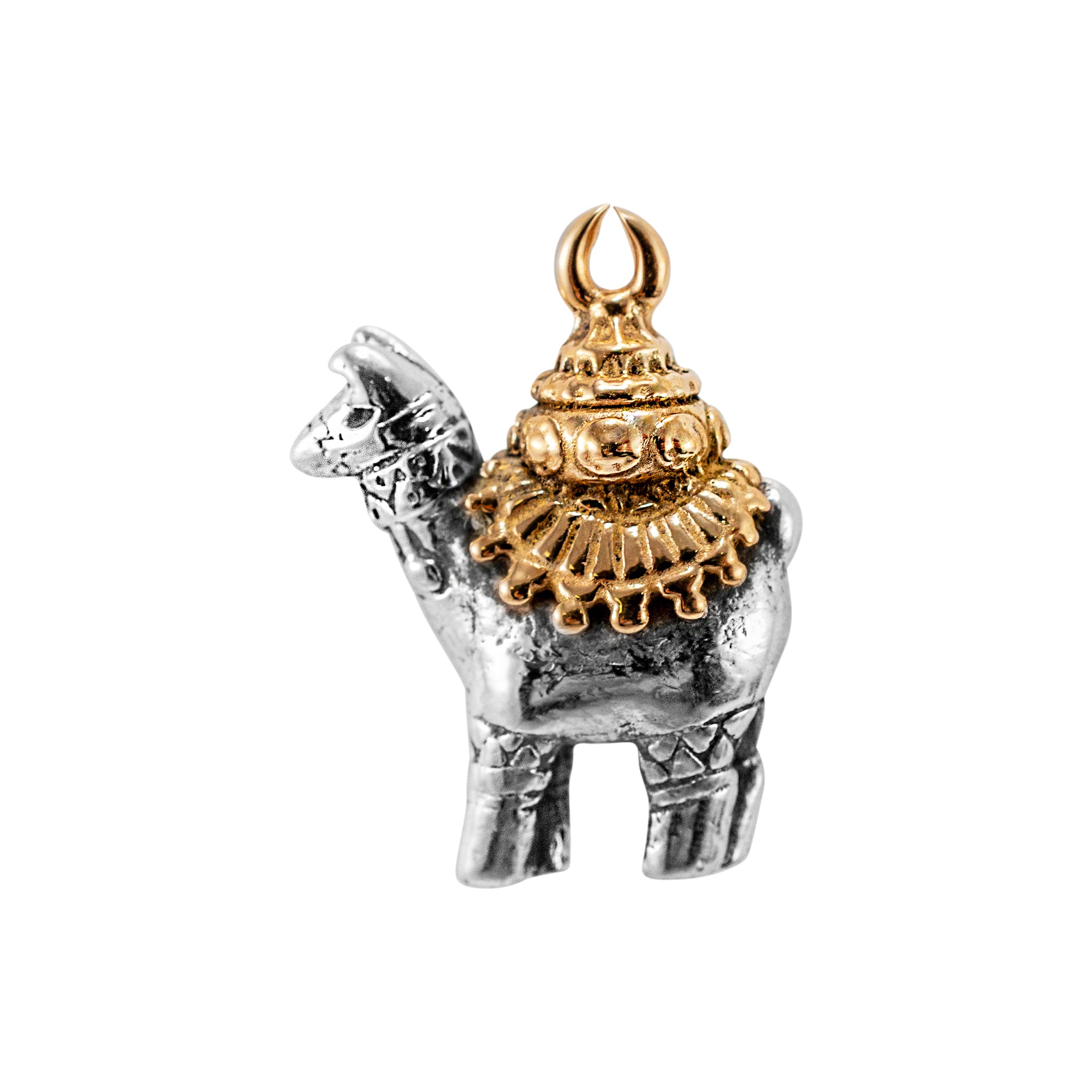 James Avery Retired 925 Sterling Silver & Bronze Llama Charm