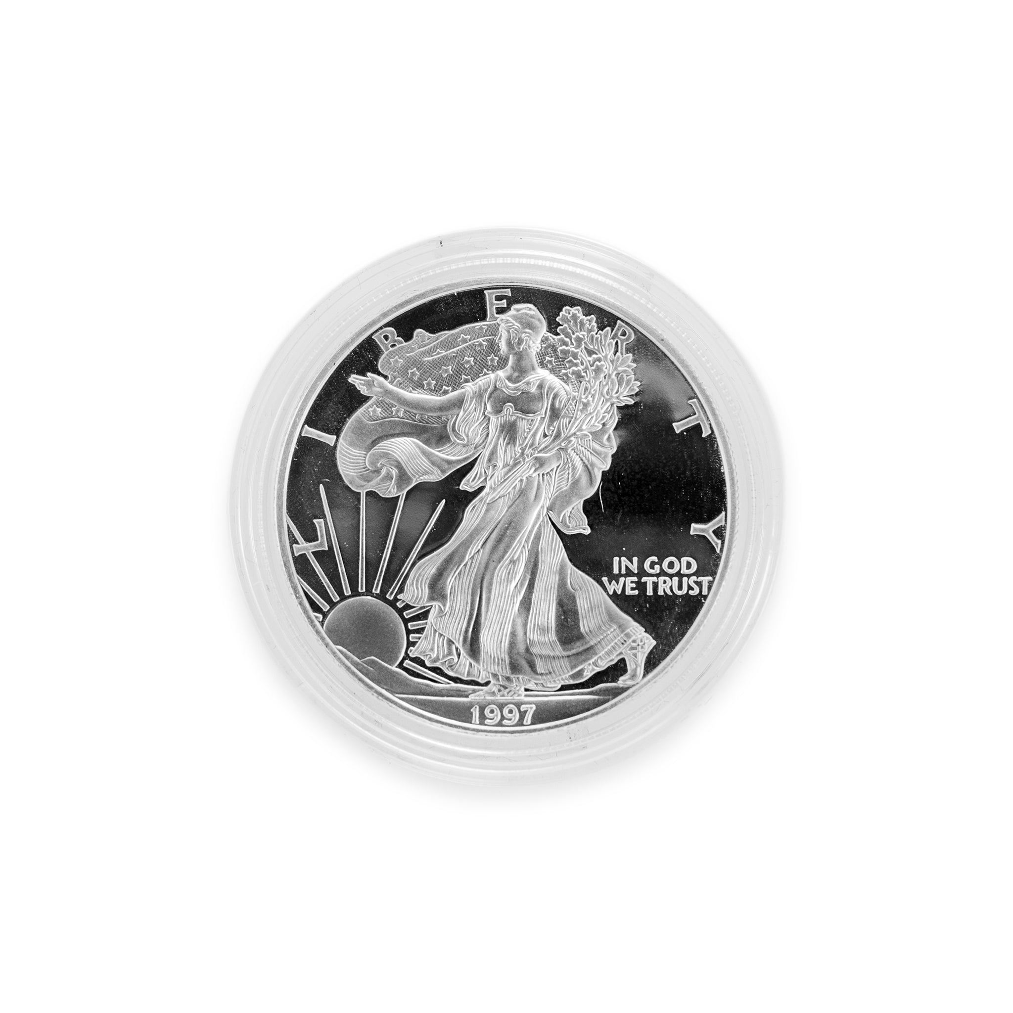 1997-P Proof 1oz .999 Fine Silver $1 American Eagle