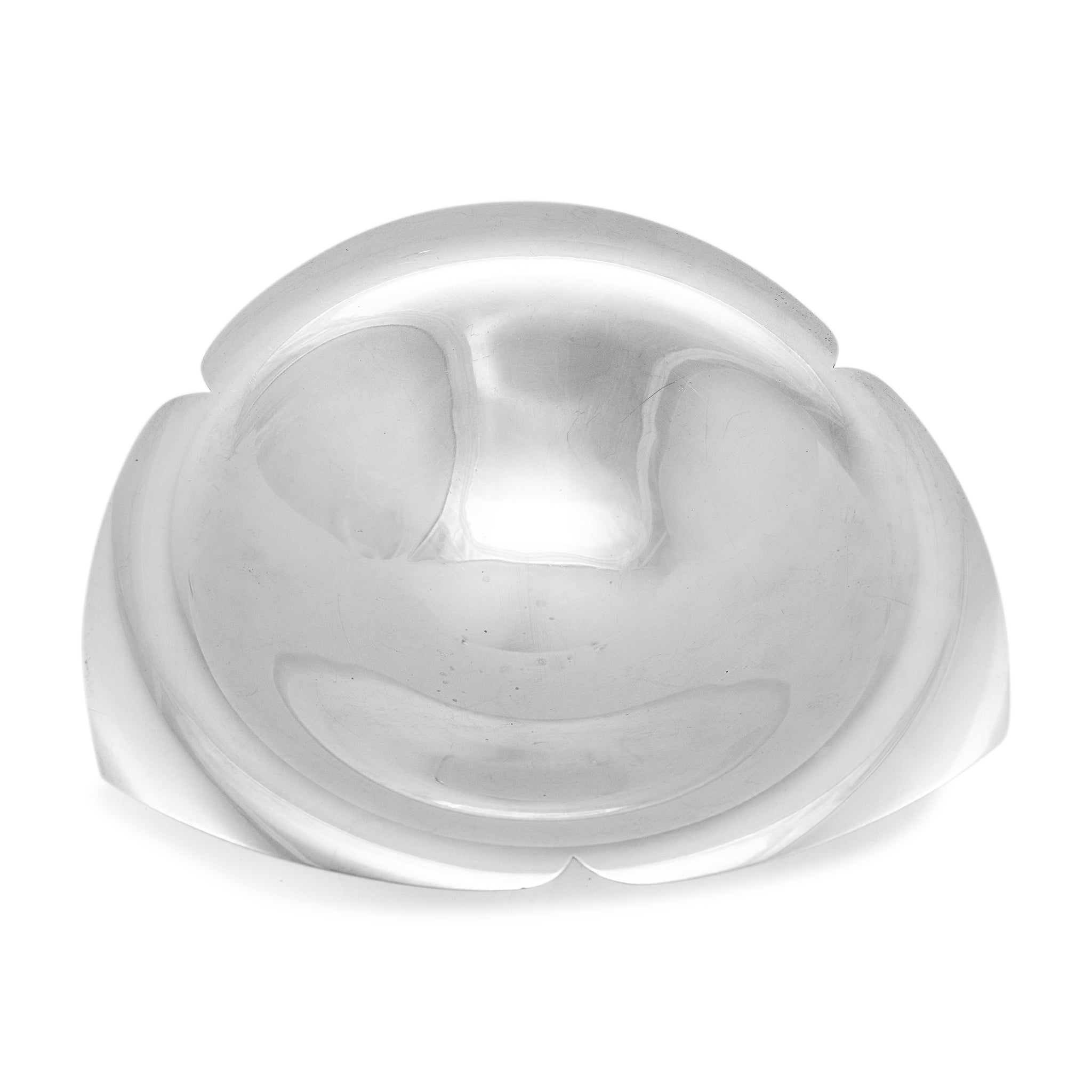 Tiffany & Co. 925 Sterling Silver Triangular Leaf Candy Dish Bowl