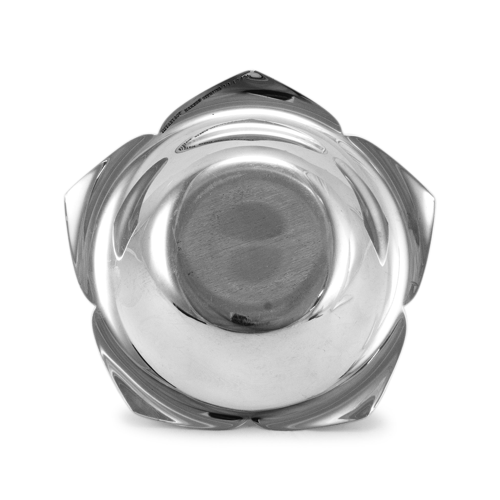 Tiffany & Co. 925 Sterling Silver Leaf Candy Dish Bowl