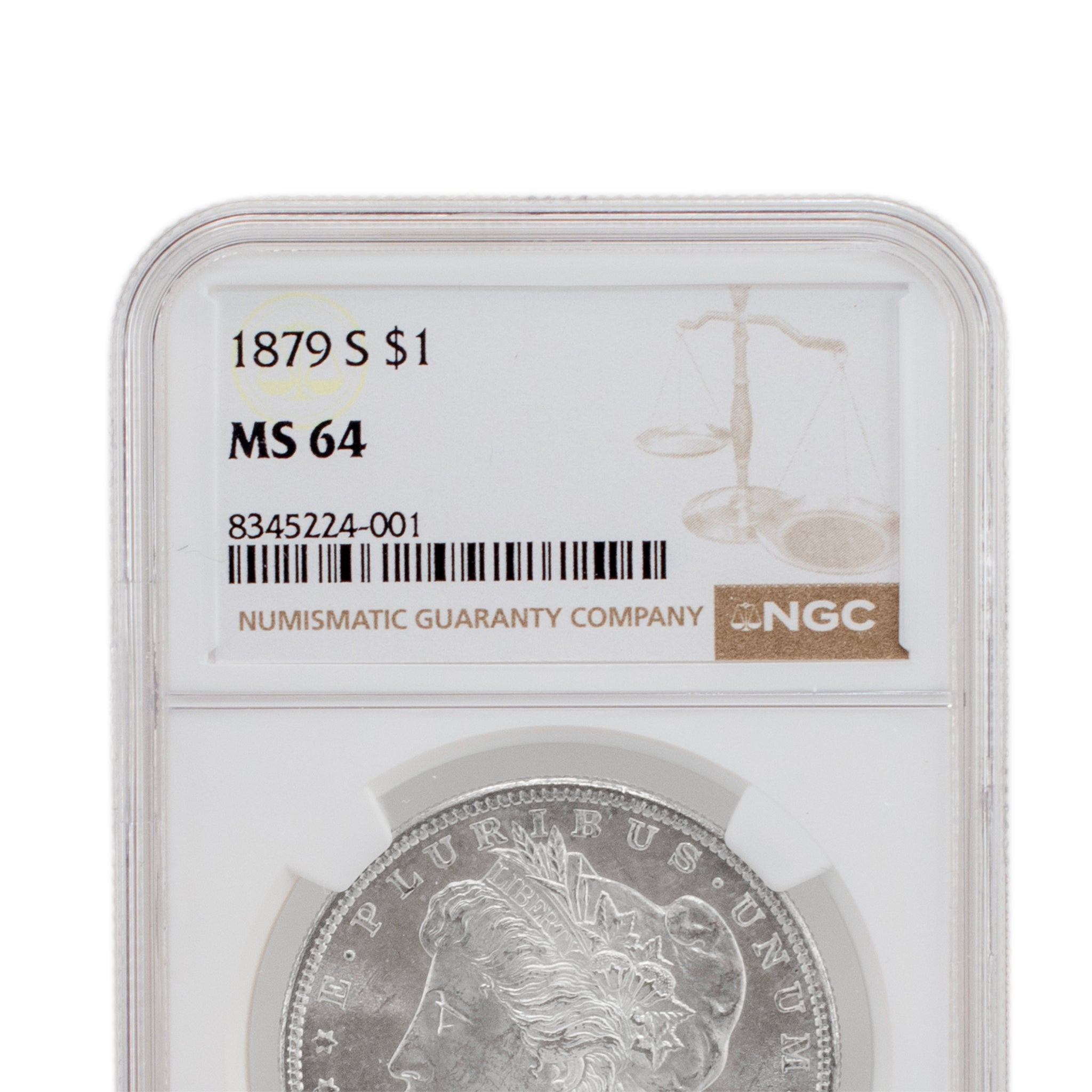 1879 S NGC MS64 Silver $1 Morgan Coin