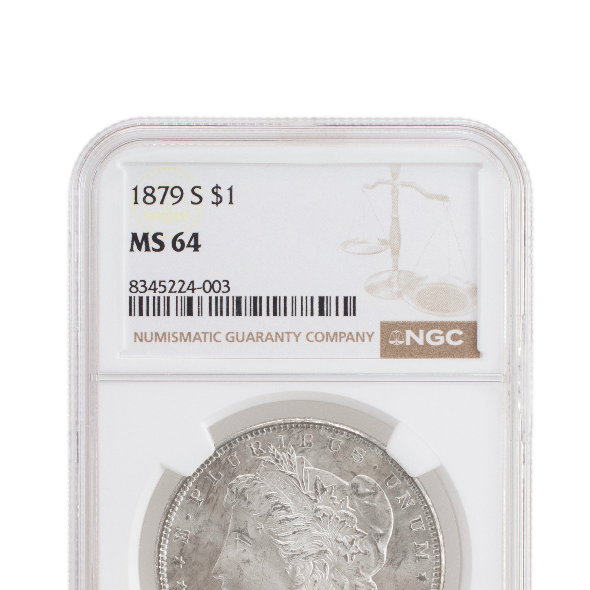 1879 S NGC MS64 Silver $1 Morgan Coin