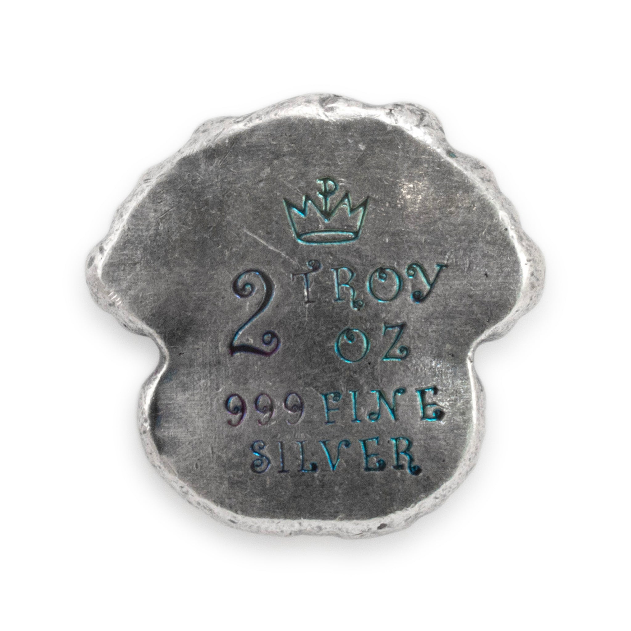 Monarch Precious Metals 2 Oz .999 Fine Silver Evil Clown 3D Art Bar