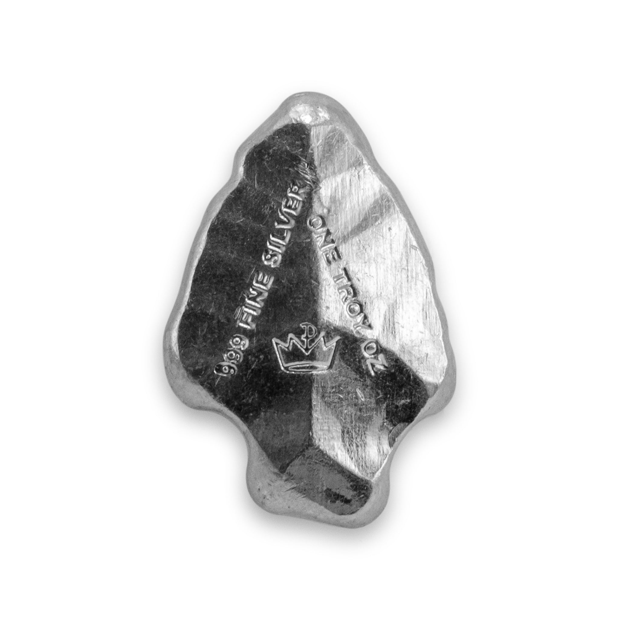 Monarch Precious Metals 1 Oz .999 Fine Silver Arrowhead 3D Art Bar
